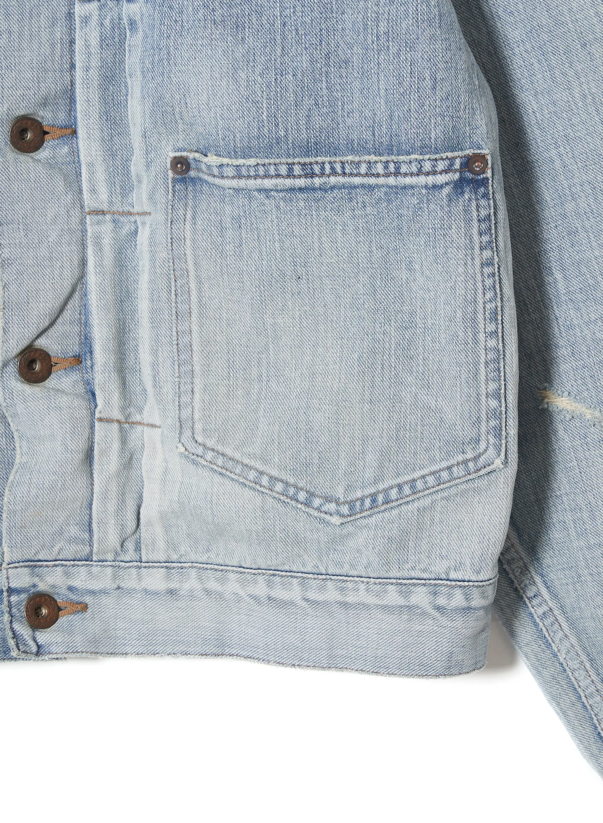 FADED MODERN DENIM JACKET sold by Sugar Hill Tokyo product image thumbnail 5