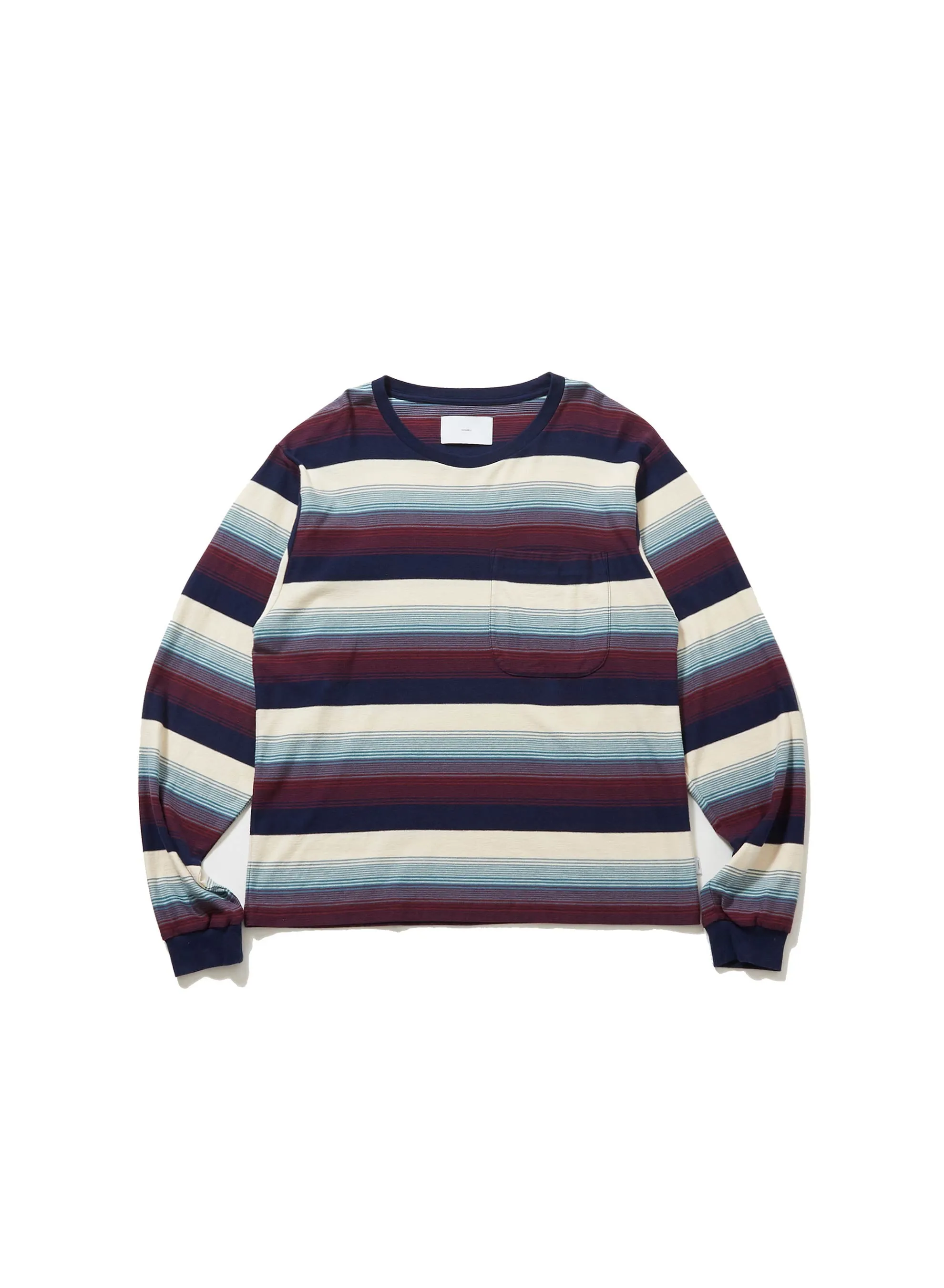 MULTI STRIPE LONG SLEEVE TEE sold by Sugar Hill Tokyo product image thumbnail 5