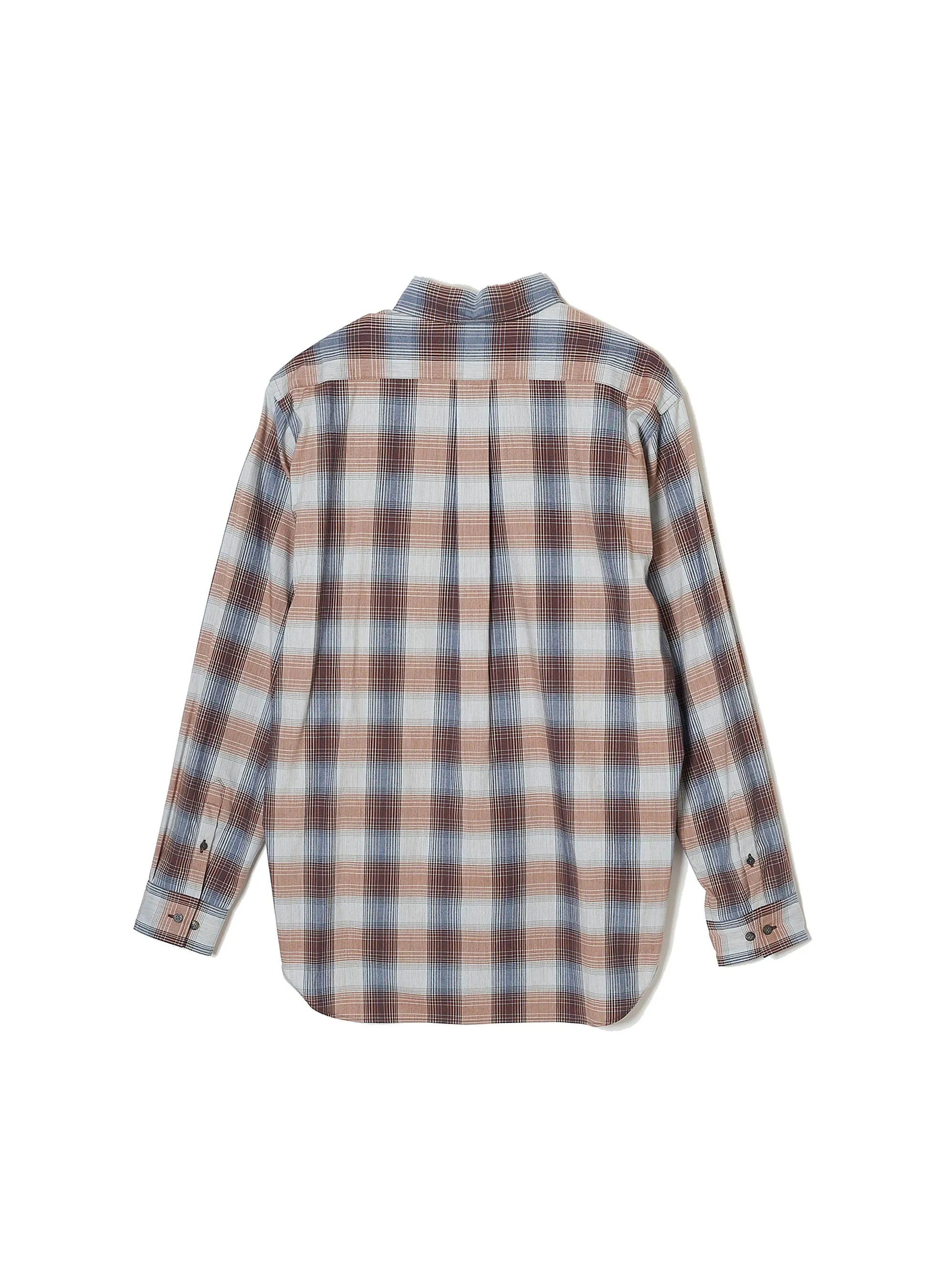 YAK OMBRE PLAID REGULAR COLLAR BLOUSE sold by Sugar Hill Tokyo product image thumbnail 4