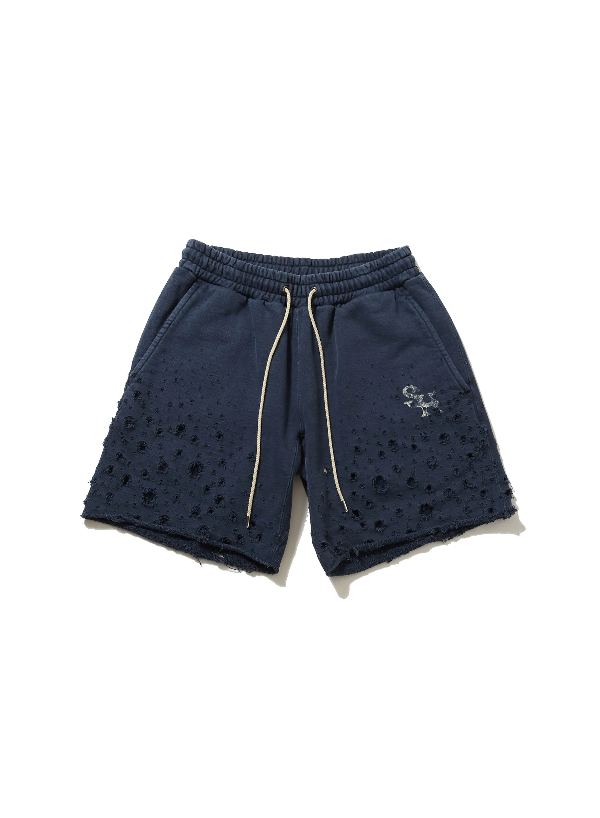 CRASHED SWEAT SHORT TROUSERS sold by Sugar Hill Tokyo