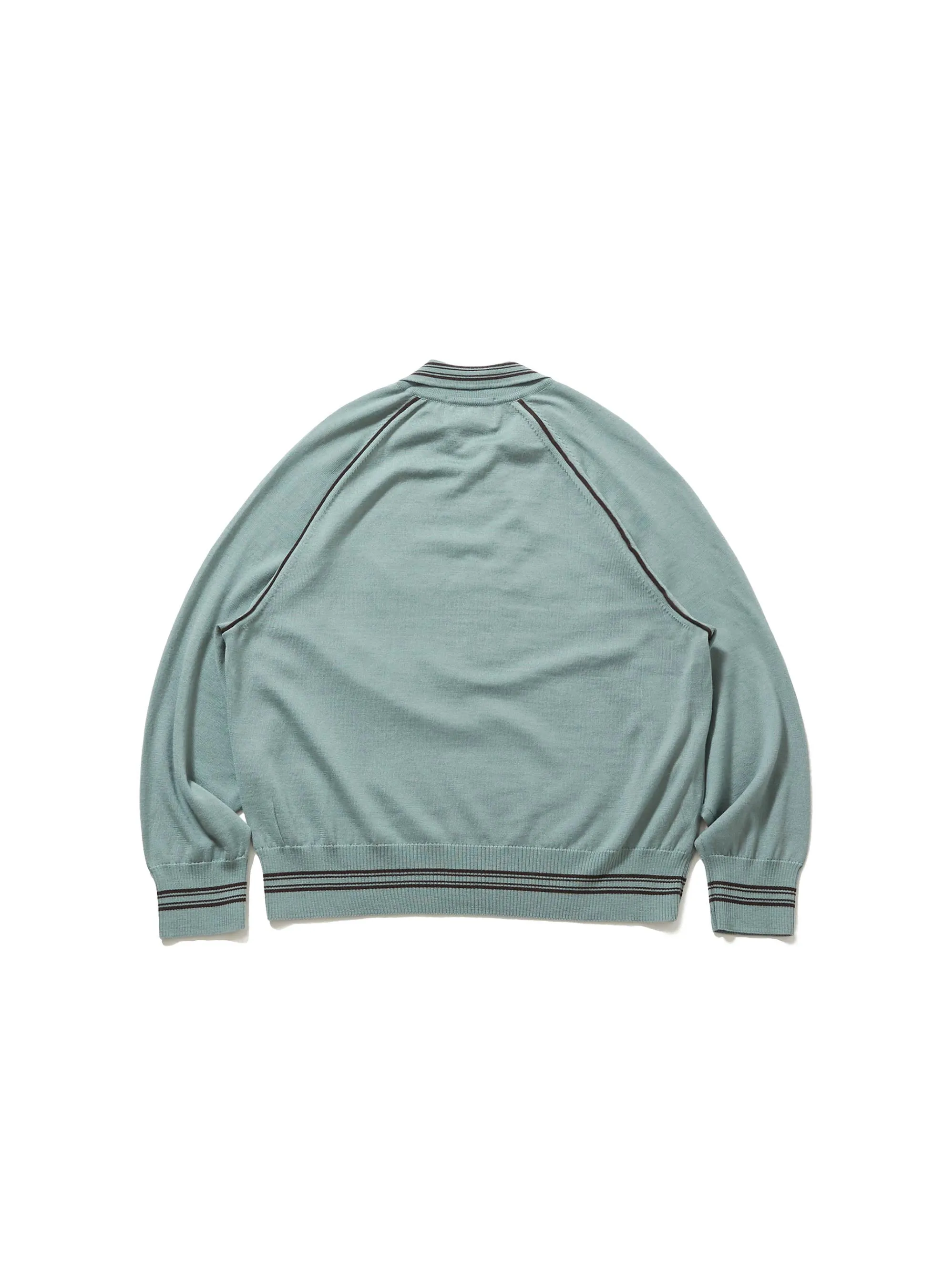 ZIP-UP LINE KNIT POLO SHIRT sold by Sugar Hill Tokyo product image thumbnail 2