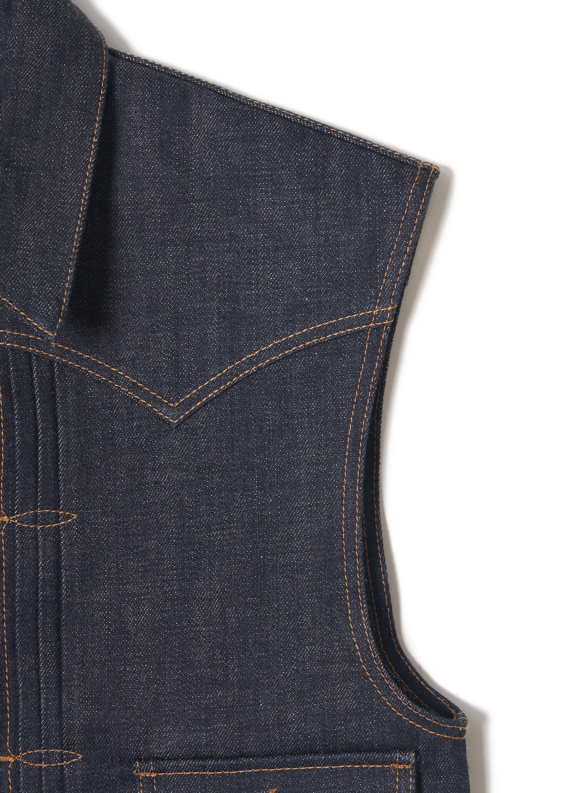 CLASSIC DENIM VEST sold by Sugar Hill Tokyo product image thumbnail 4