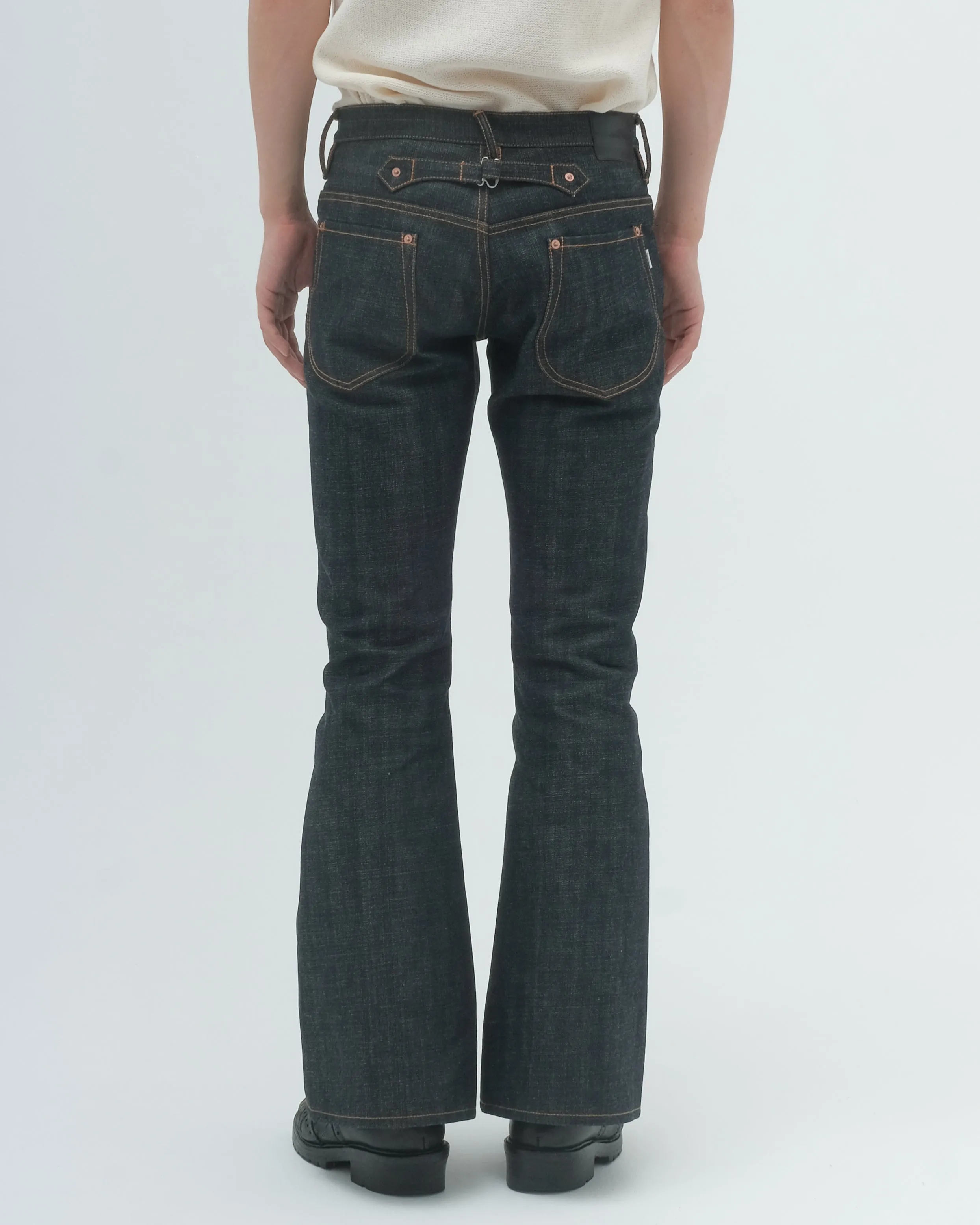 CLASSIC FLARED DENIM PANTS sold by Sugar Hill Tokyo product image thumbnail 5