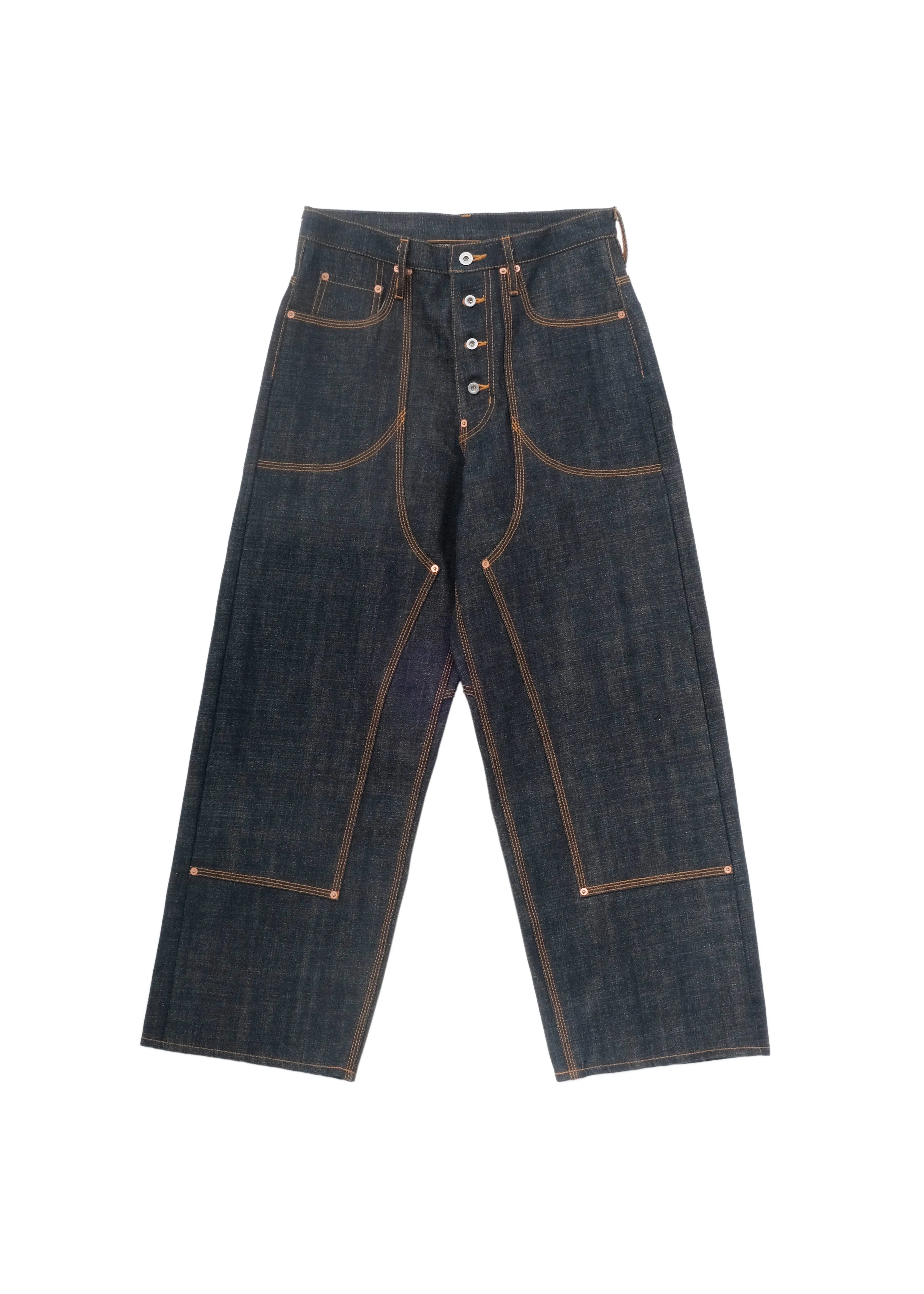 CLASSIC DOUBLE KNEE DENIM PANTS sold by Sugar Hill Tokyo