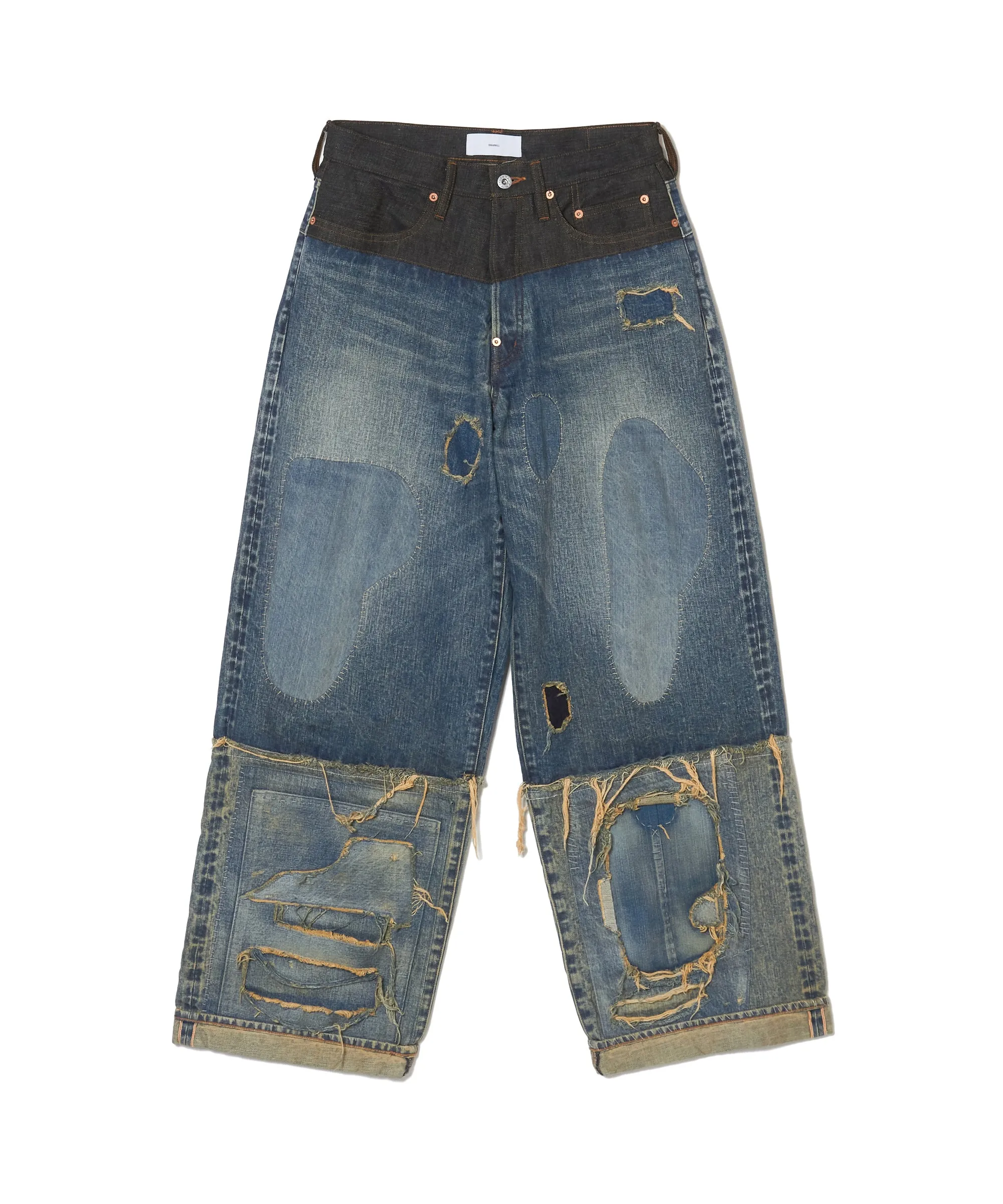 STRATUM DENIM PANTS WIDE CUT sold by Sugar Hill Tokyo