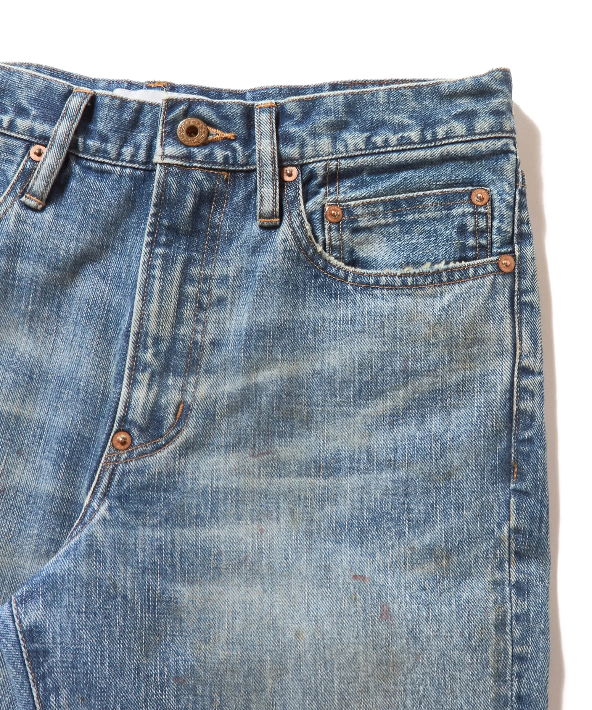 FADED MODERN DENIM PANTS FLARED CUT sold by Sugar Hill Tokyo product image thumbnail 2