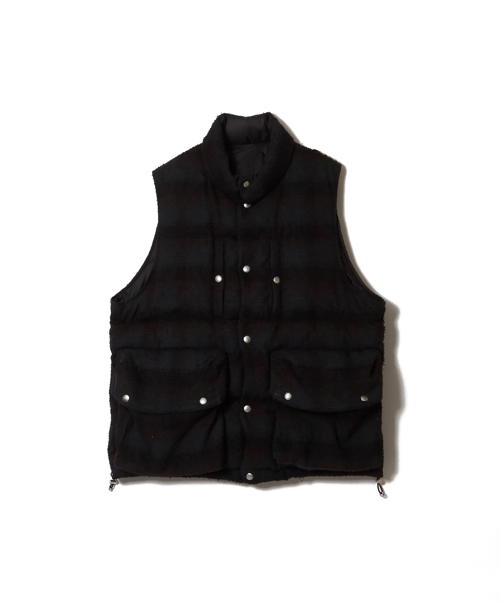 PLAID PUFFER REVERSIVLE VEST sold by Sugar Hill Tokyo product image thumbnail 2