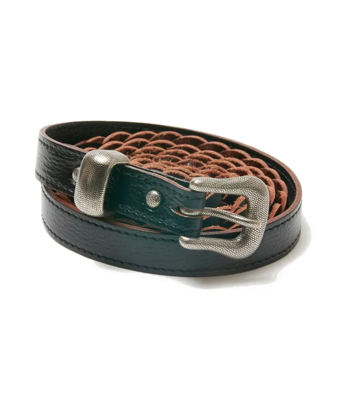 DOTTED WESTERN BUCKLE LACE-UP BELT made by Sugar Hill Tokyo