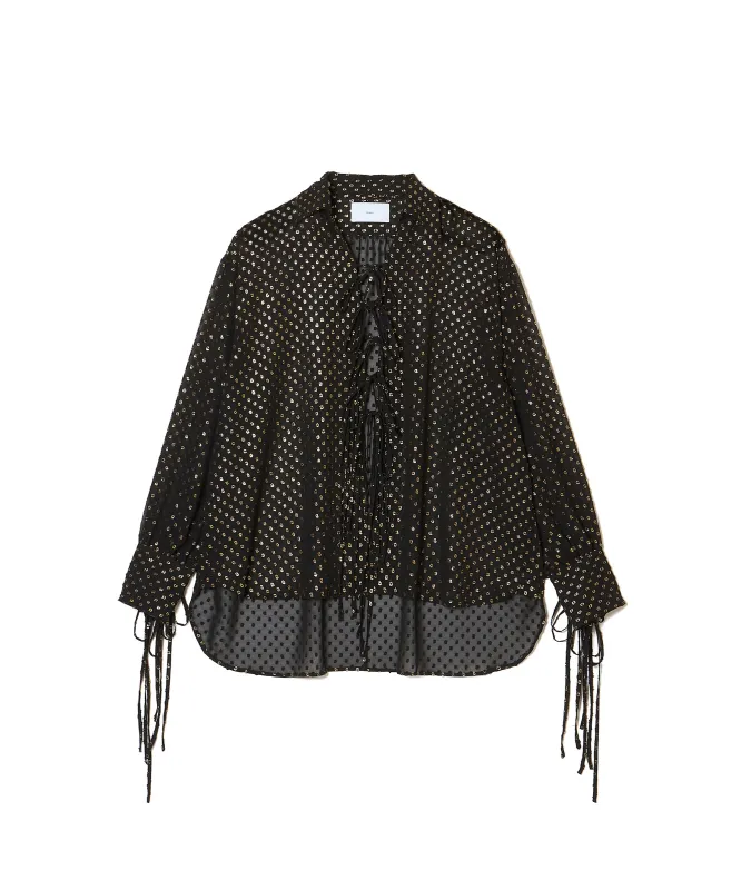 TWINKLE SHEER STRING SHIRT made by Sugar Hill Tokyo