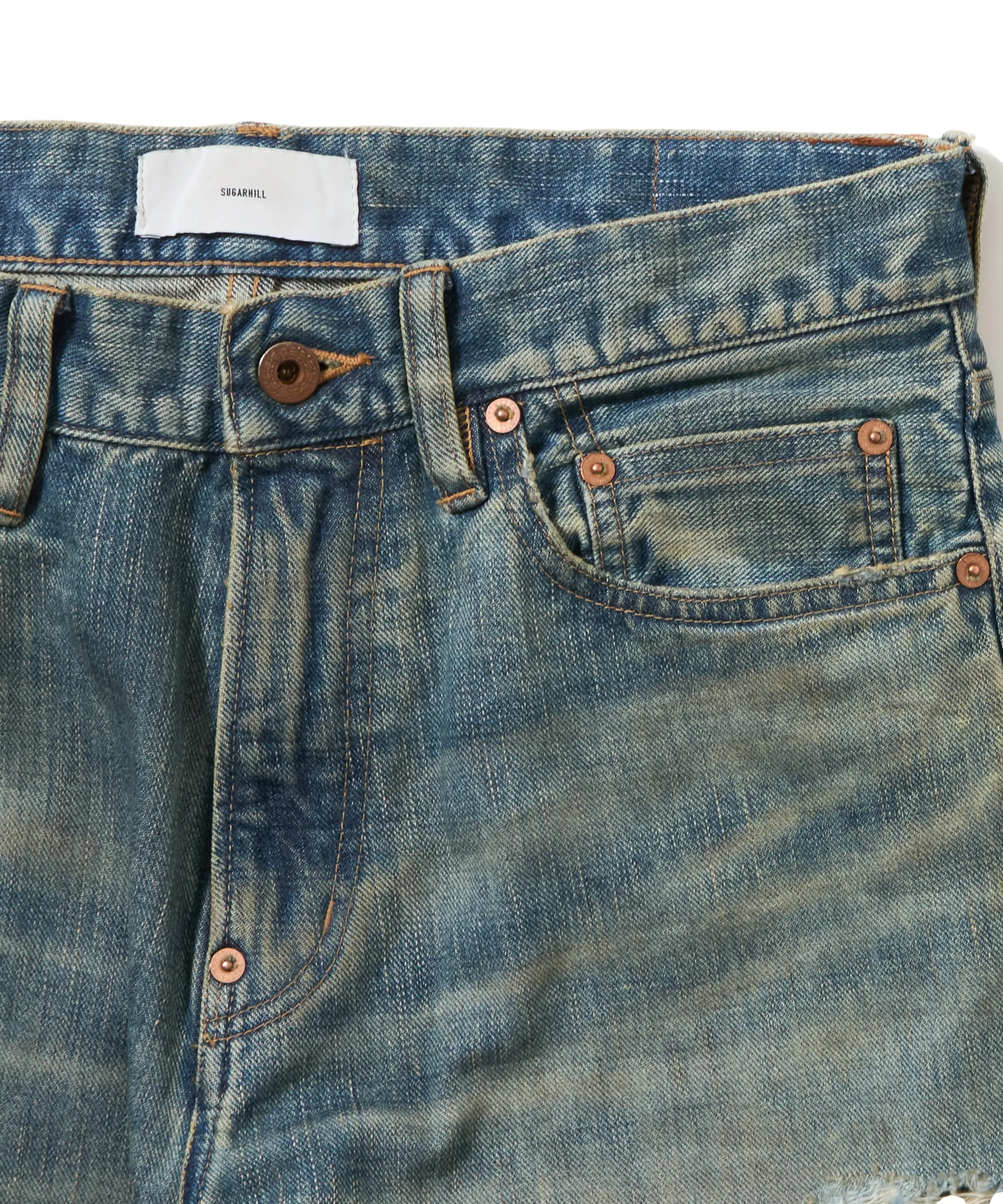 DESTRESSED MODERN DENIM STRAIGHT CUT sold by Sugar Hill Tokyo product image thumbnail 5