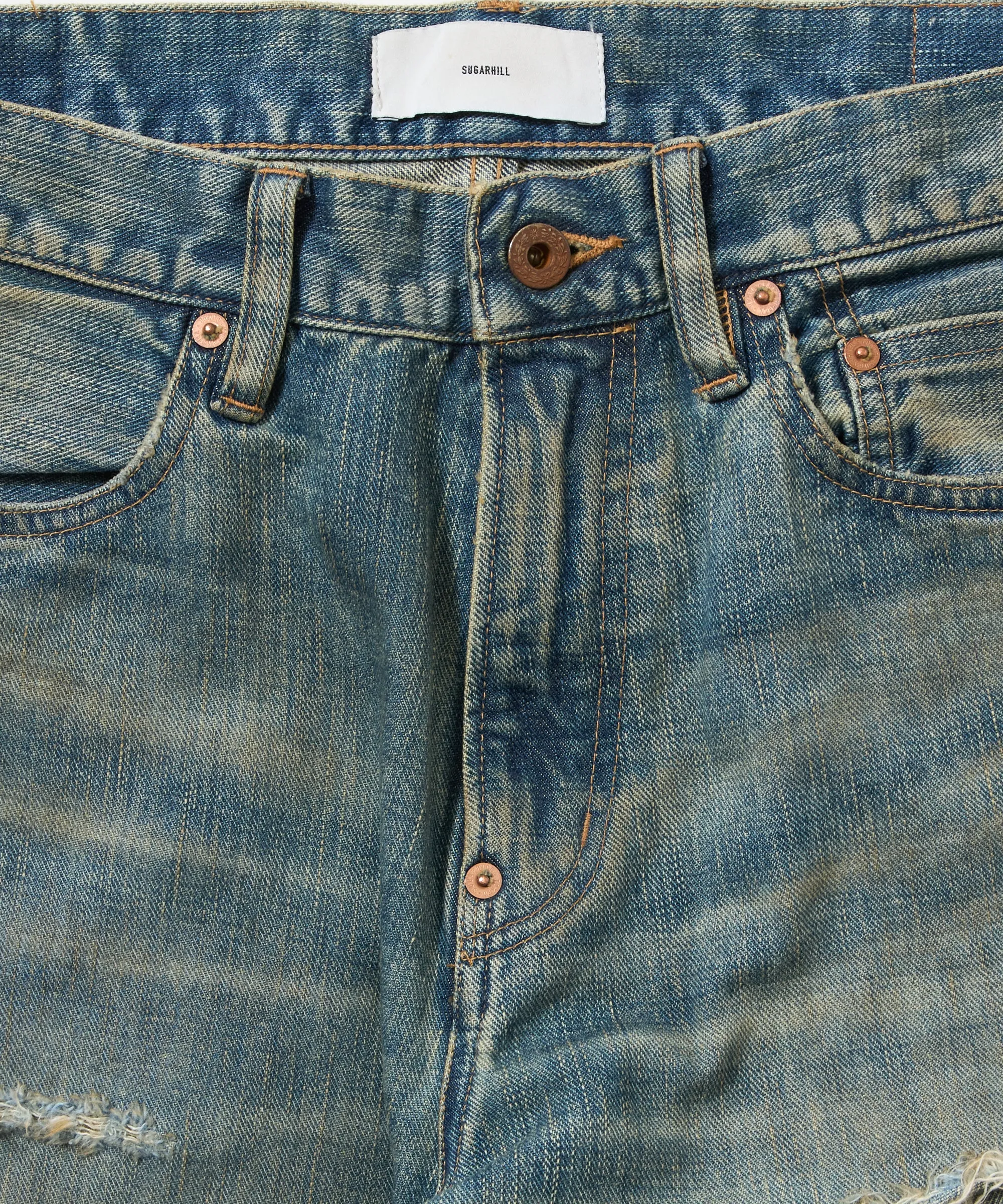 DESTRESSED MODERN DENIM STRAIGHT CUT sold by Sugar Hill Tokyo product image thumbnail 3