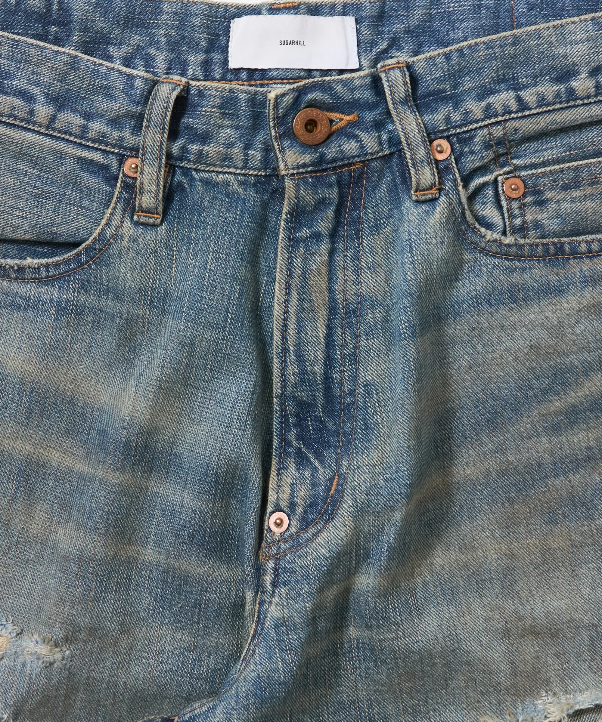 DESTRESSED MODERN DENIM REGULER CUT sold by Sugar Hill Tokyo product image thumbnail 3