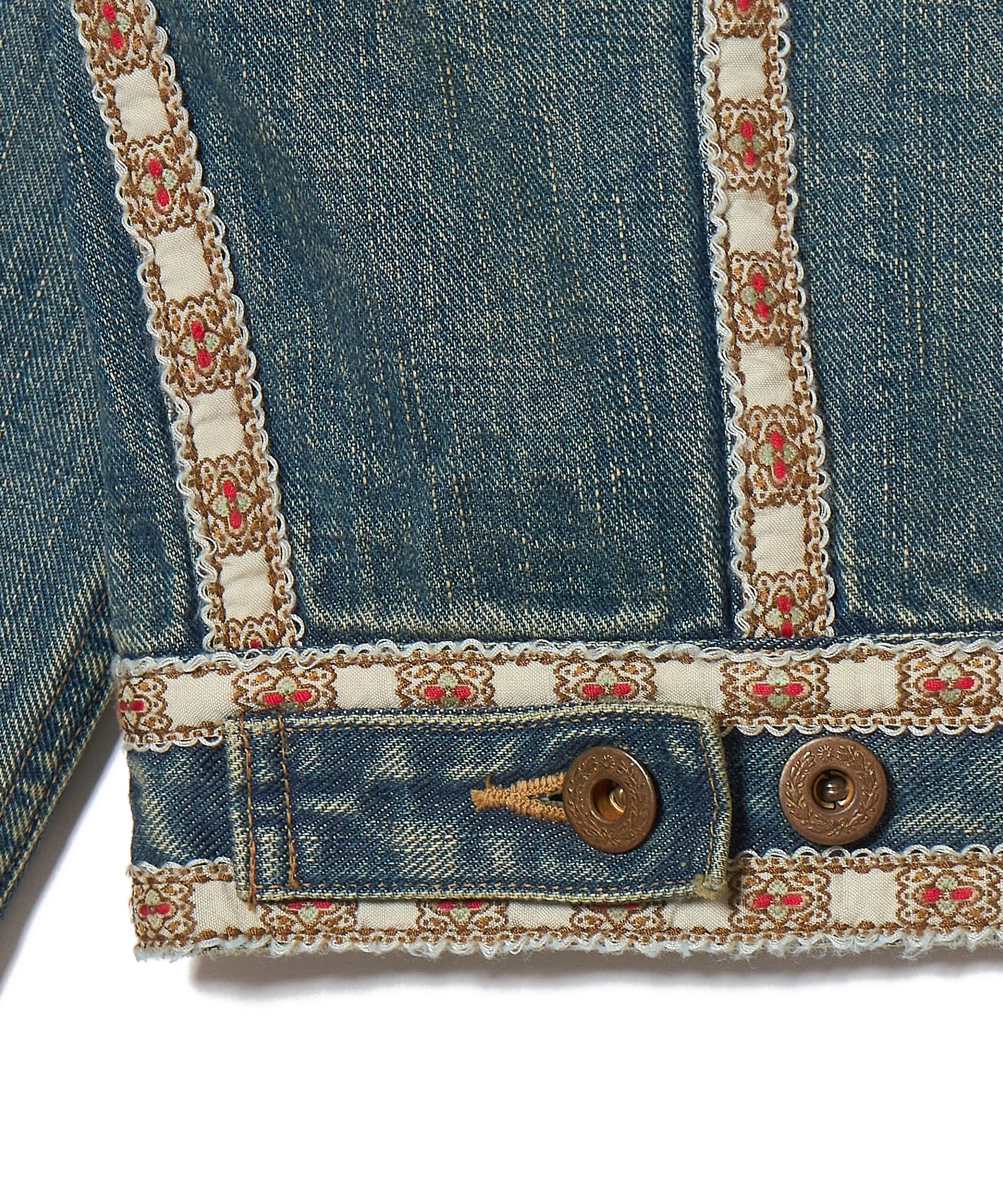 FADED TYROL DENIM JACKET sold by Sugar Hill Tokyo product image thumbnail 5