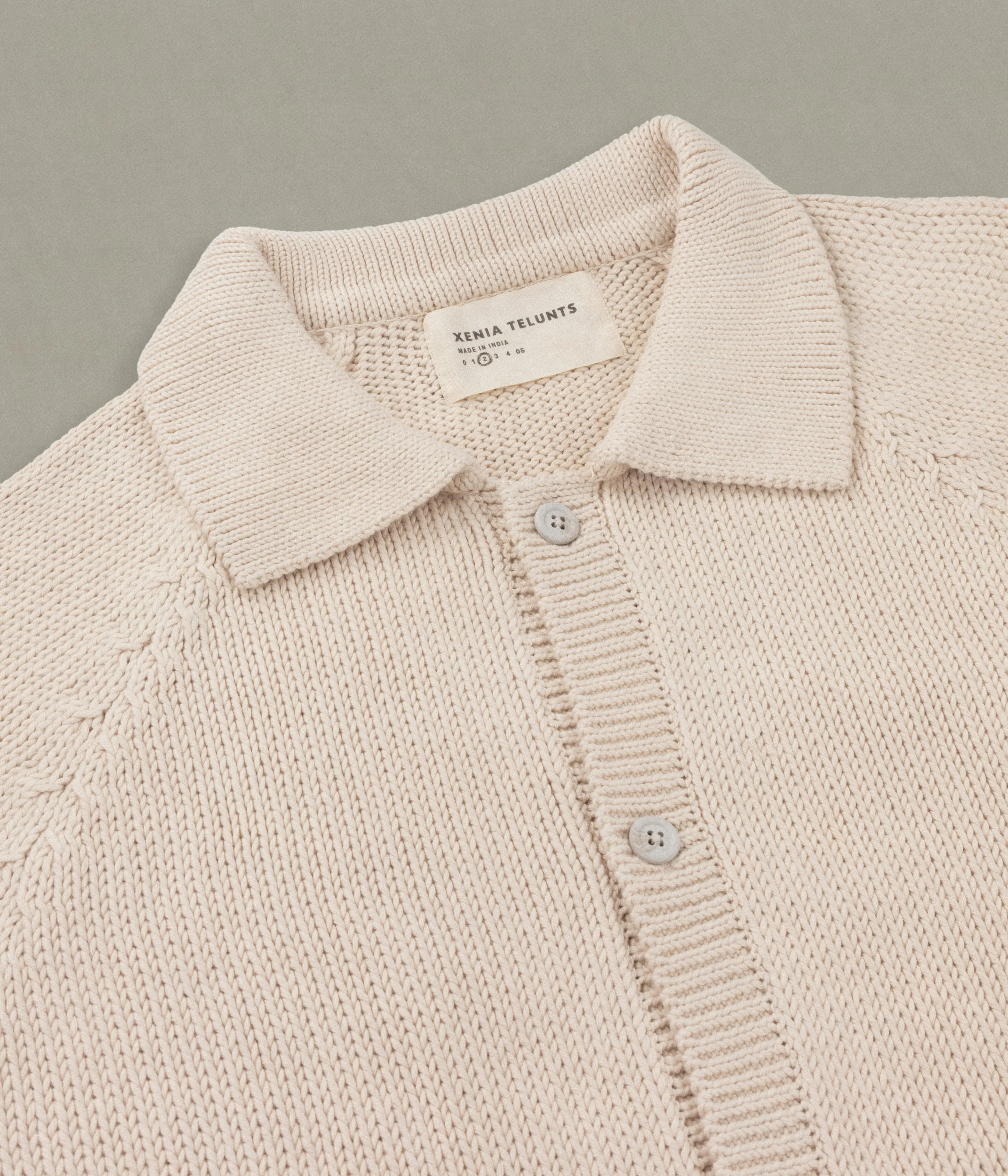 Evening Cardigan, Undyed sold by XENIA TELUNTS product image thumbnail 4