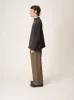Fisherman Sweater, Charcoal sold by XENIA TELUNTS