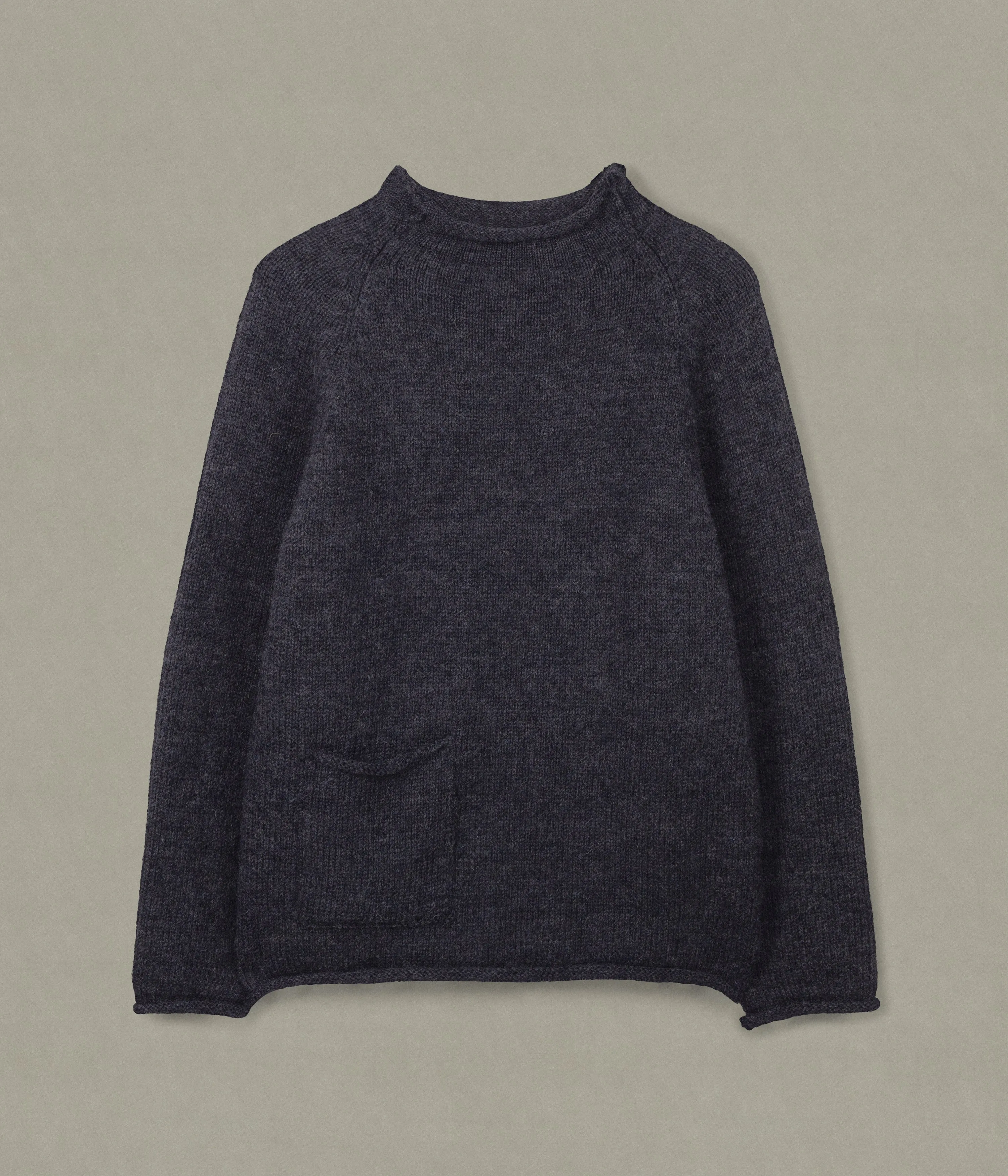 Fisherman Sweater, Charcoal sold by XENIA TELUNTS