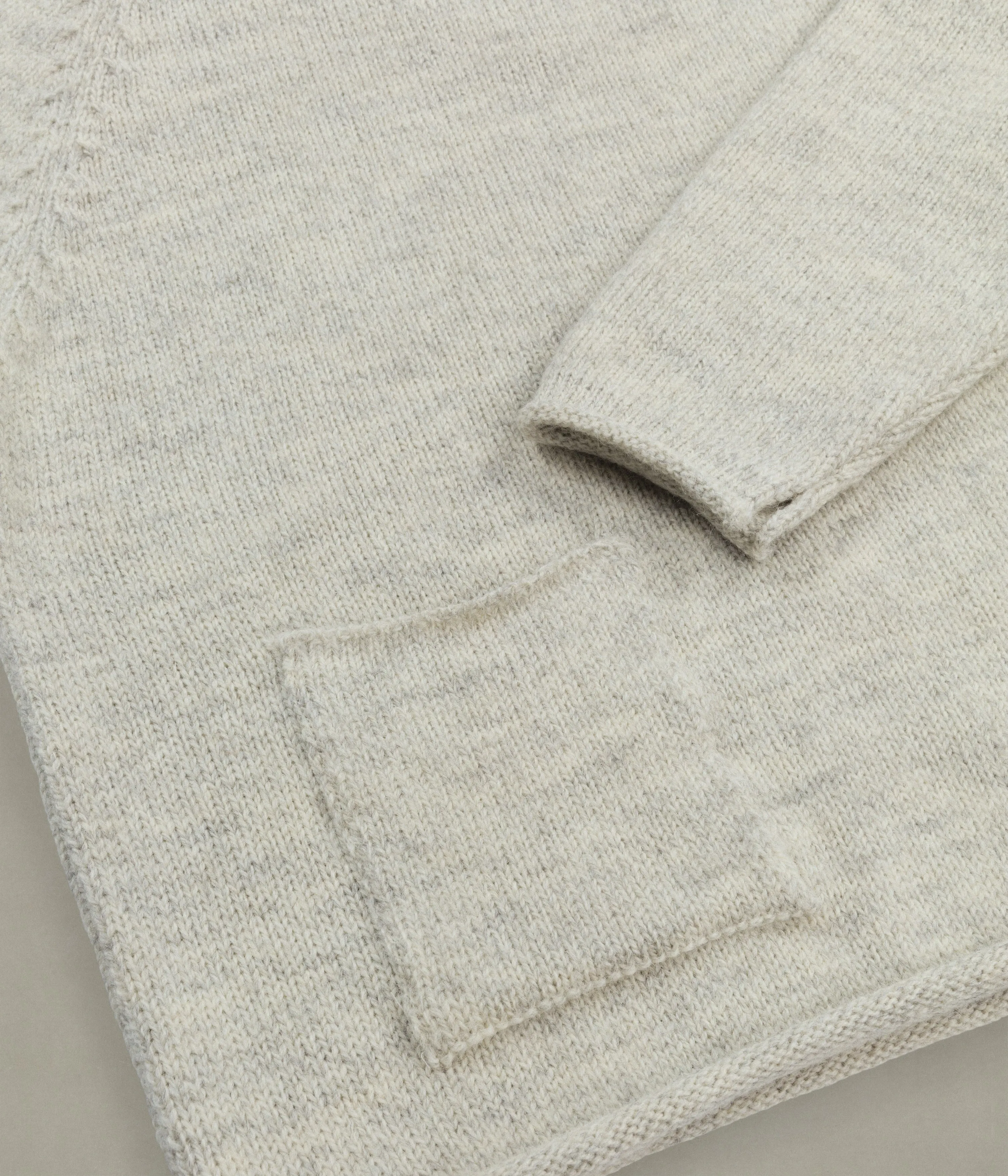 Fisherman Sweater, Morning Mist sold by XENIA TELUNTS product image thumbnail 5