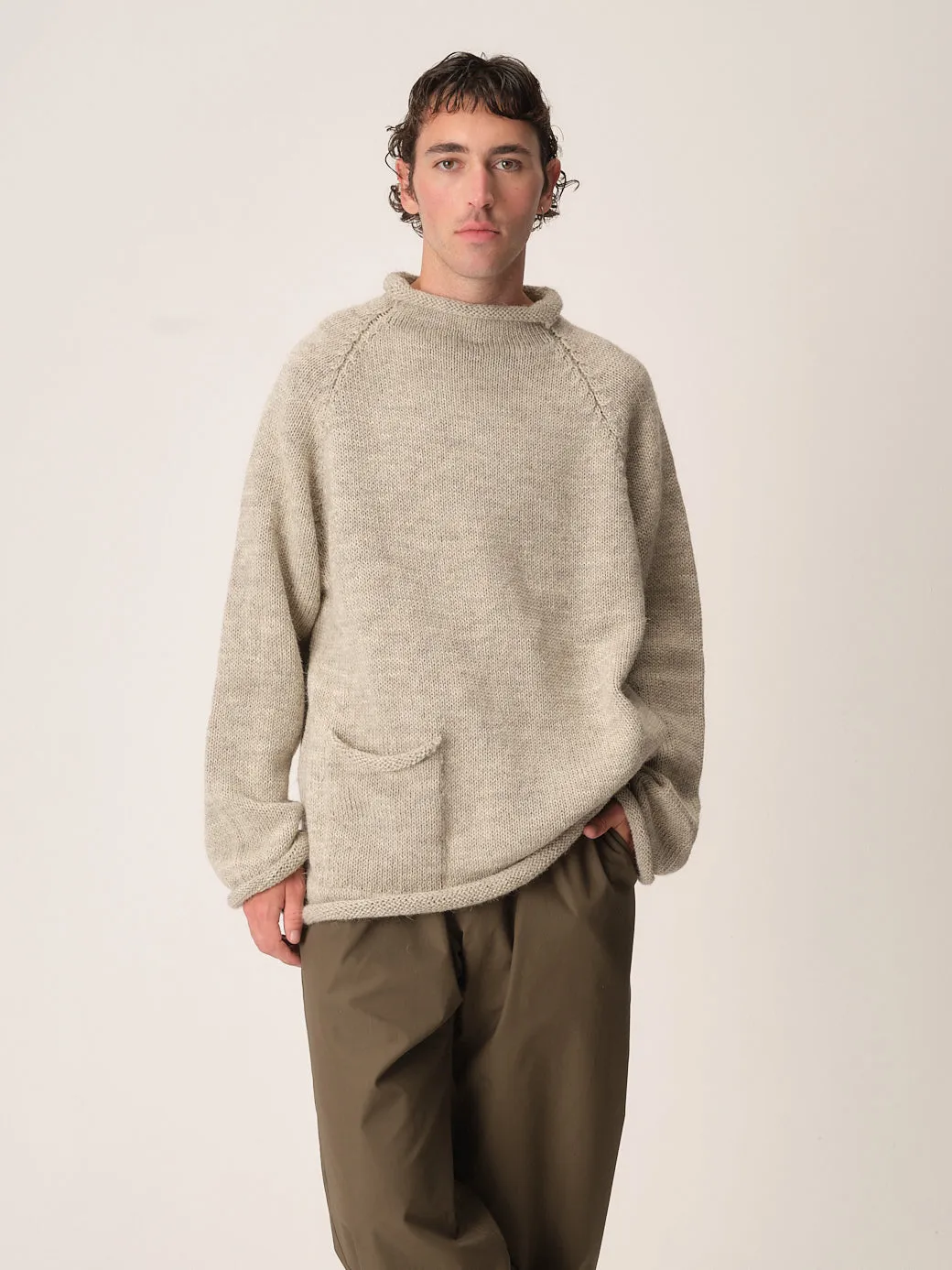 Fisherman Sweater, Oatmeal sold by XENIA TELUNTS product image thumbnail 5