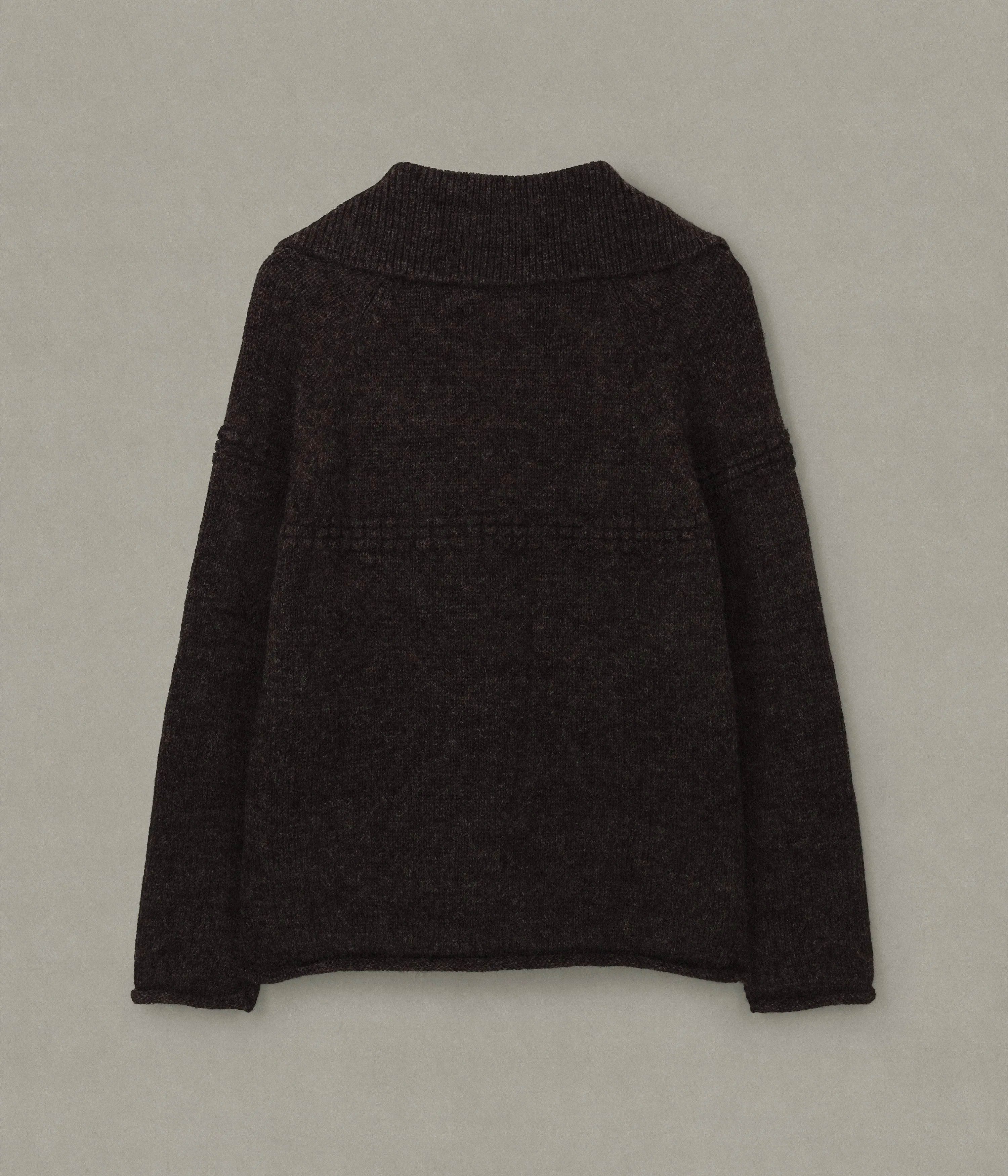 Sailor's Neck Sweater, Brown sold by XENIA TELUNTS product image thumbnail 3