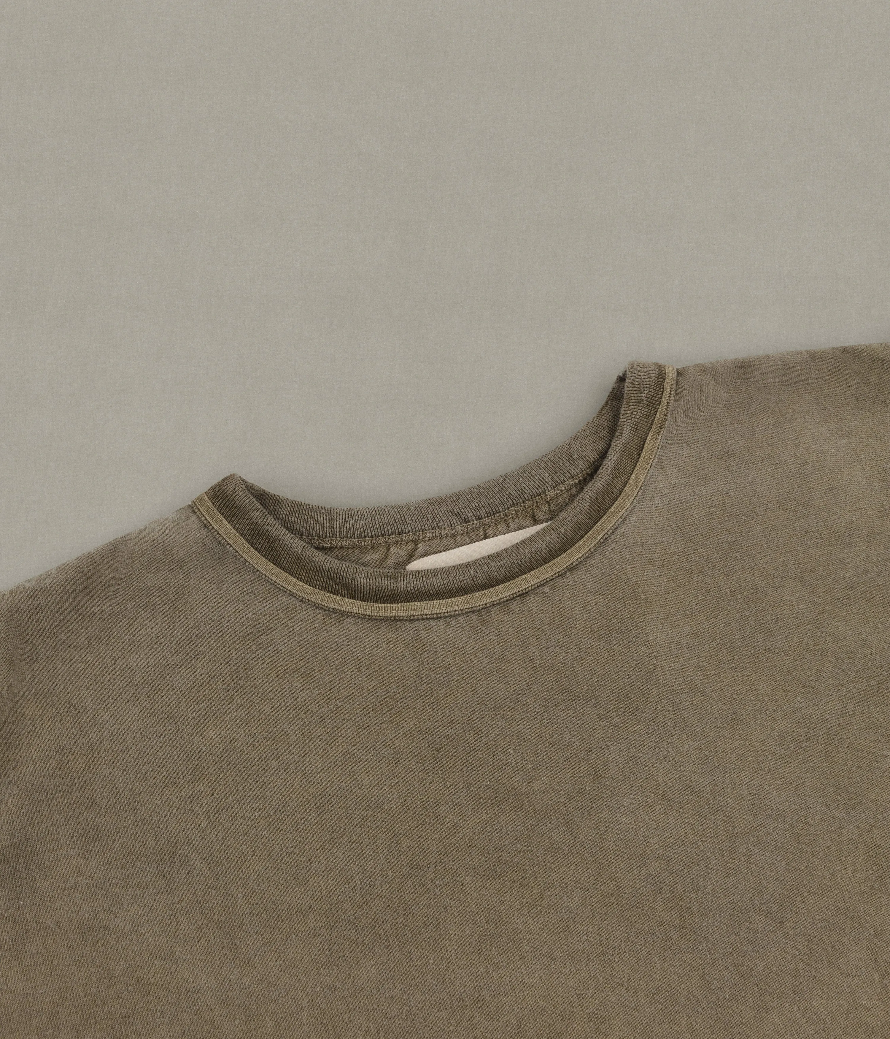 Koshtan Heavyweight T-shirt, Khaki sold by XENIA TELUNTS product image thumbnail 5