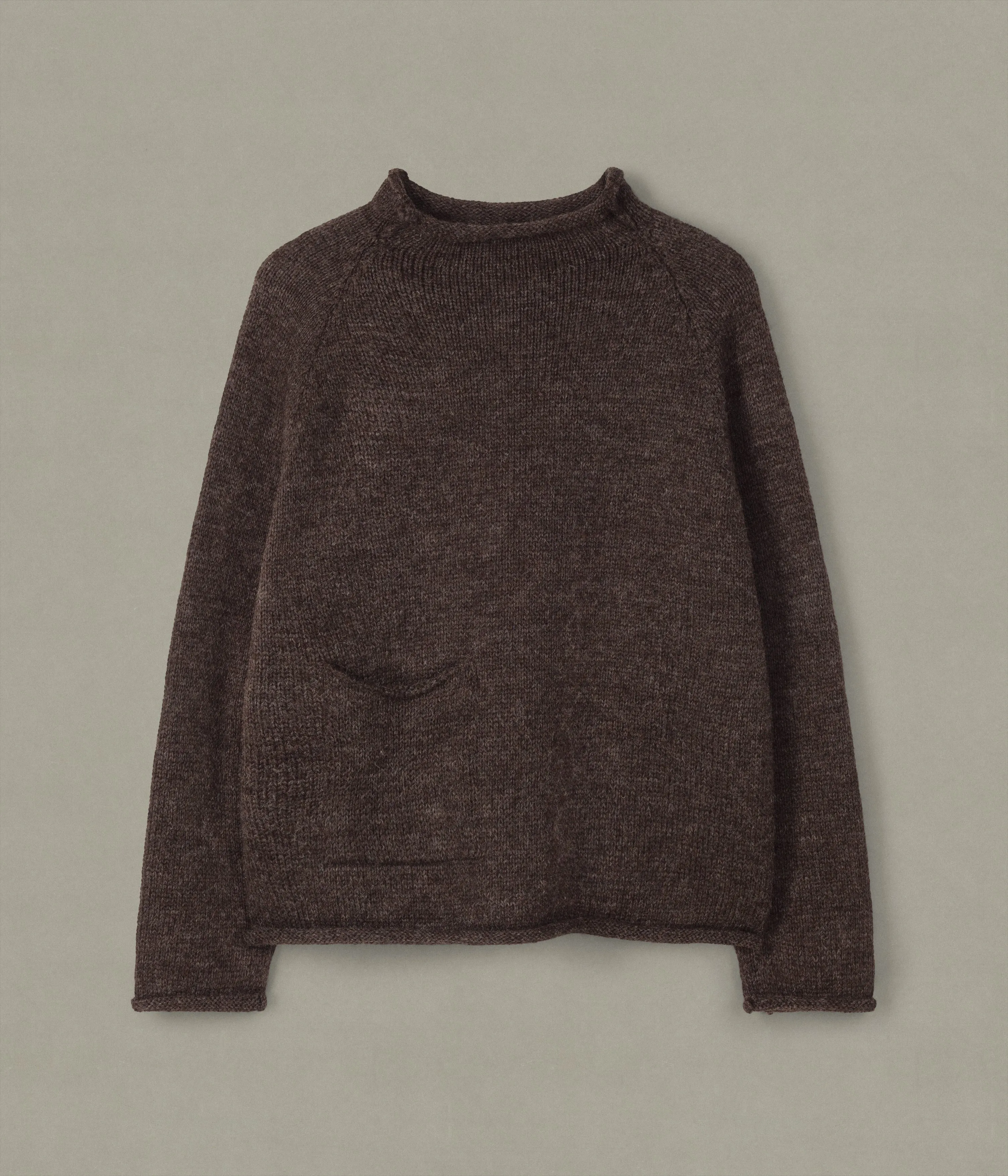 Fisherman Sweater, Brown sold by XENIA TELUNTS