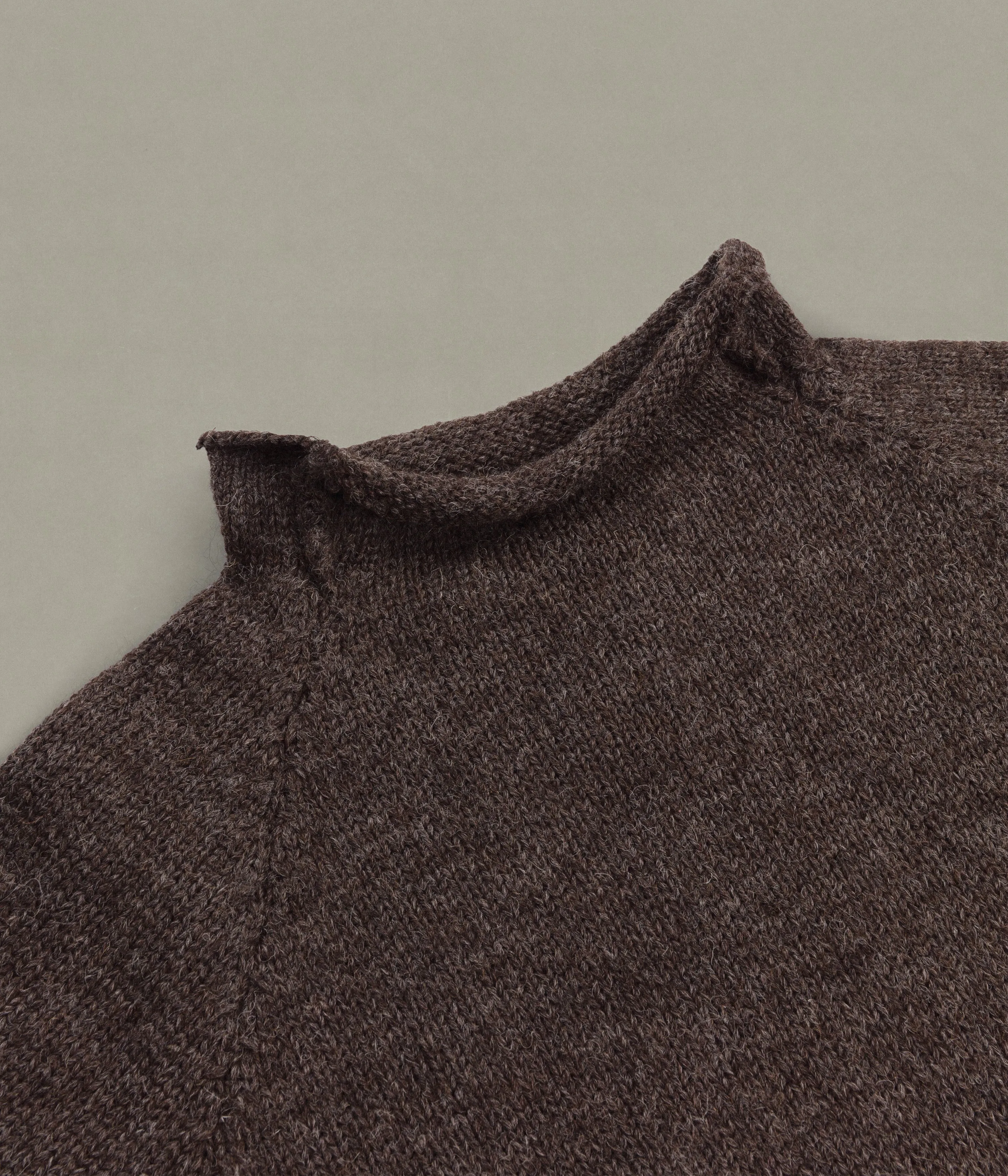 Fisherman Sweater, Brown sold by XENIA TELUNTS product image thumbnail 4