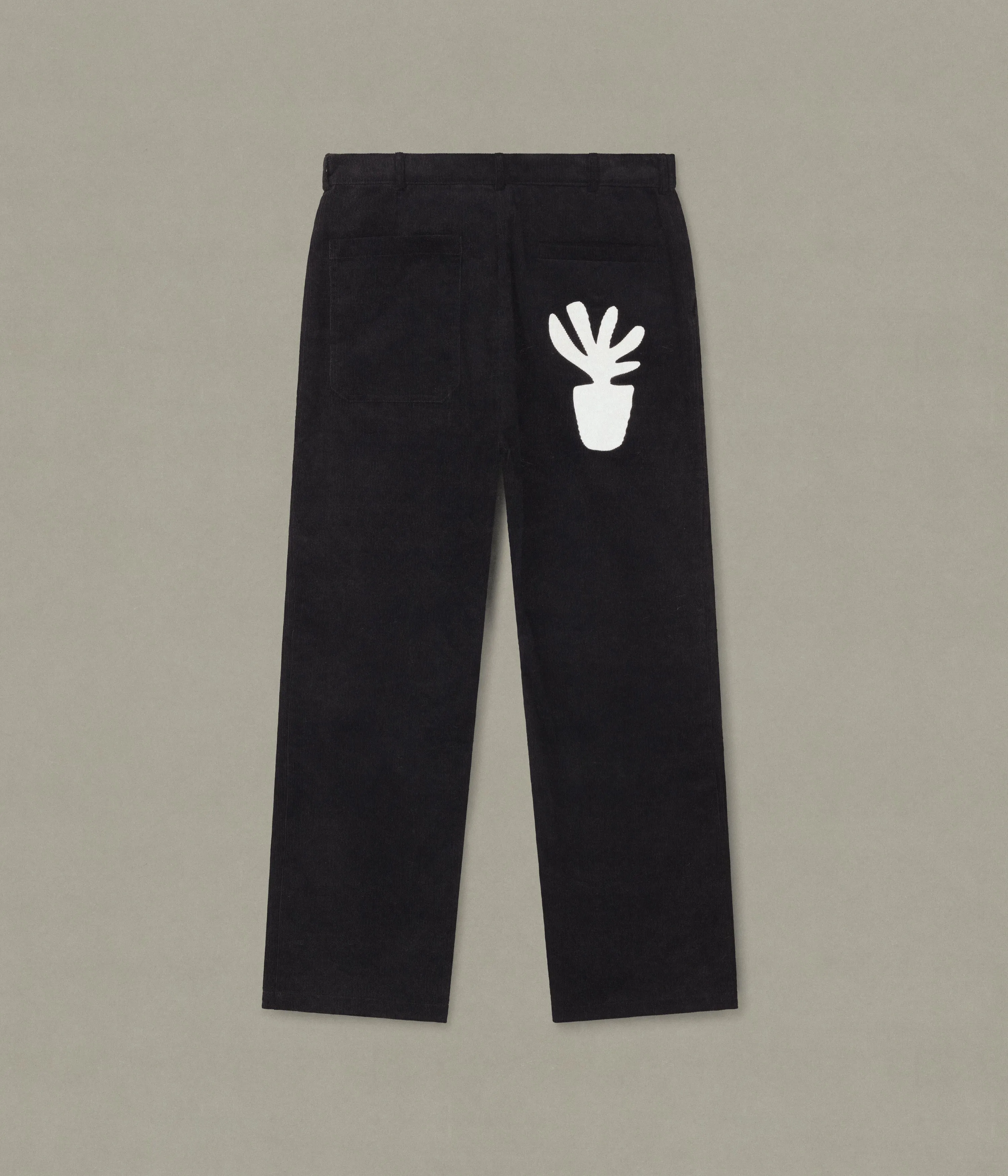 Plant Pot Cord Pant, Black sold by XENIA TELUNTS product image thumbnail 2