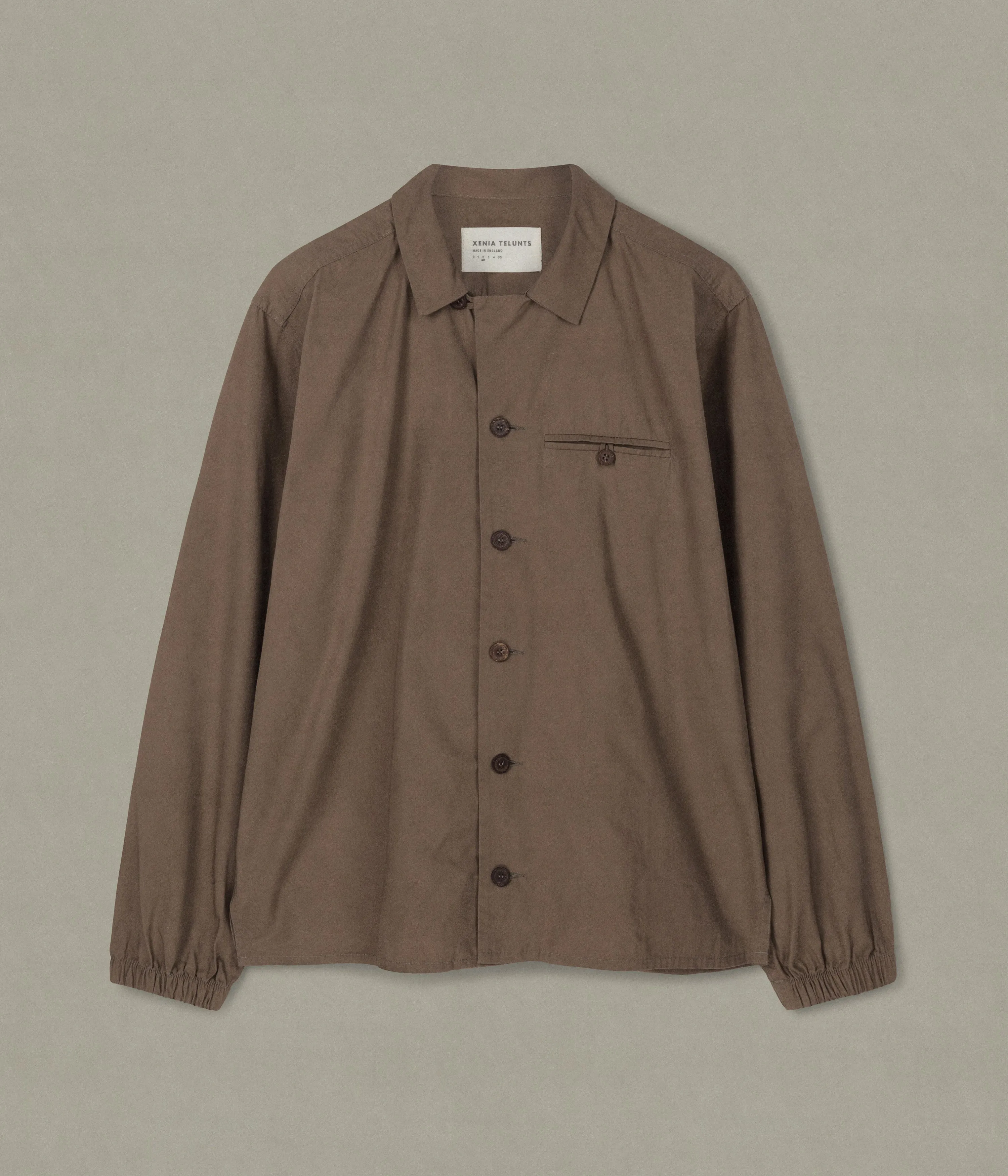 Gogan Shirt, Brown sold by XENIA TELUNTS