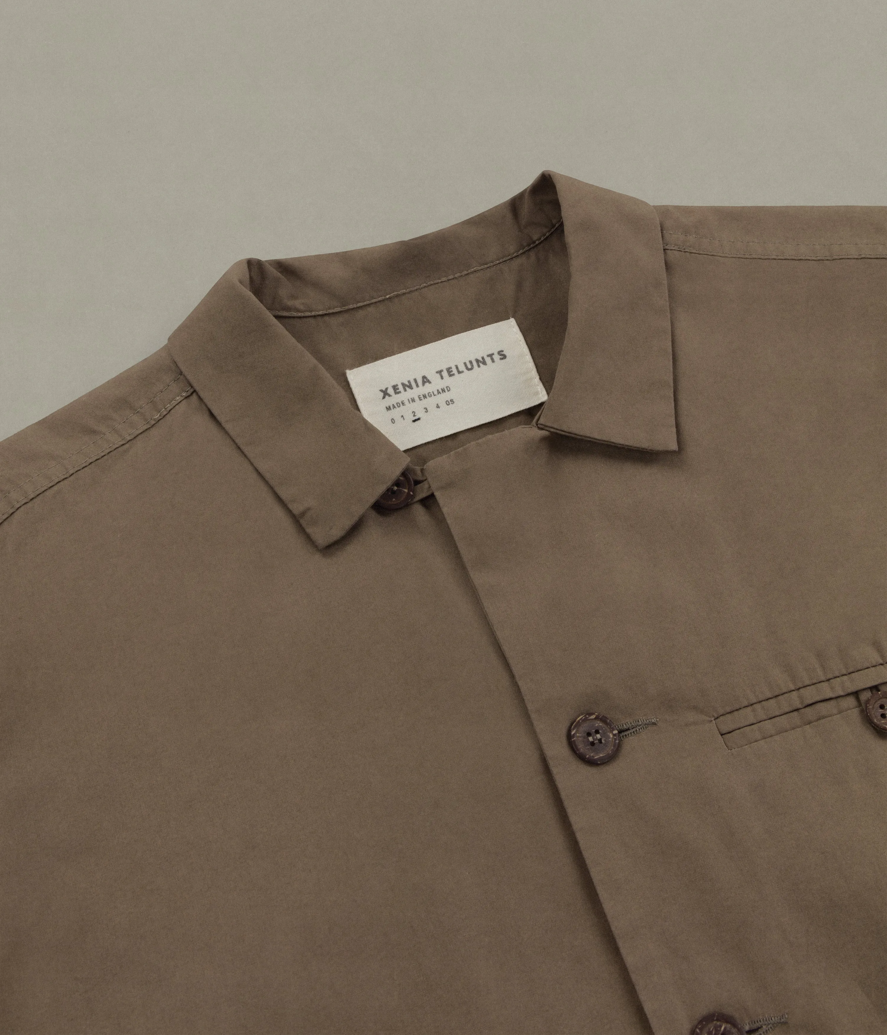 Gogan Shirt, Brown sold by XENIA TELUNTS product image thumbnail 4