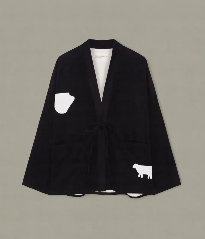 Cord Kimono sold by XENIA TELUNTS
