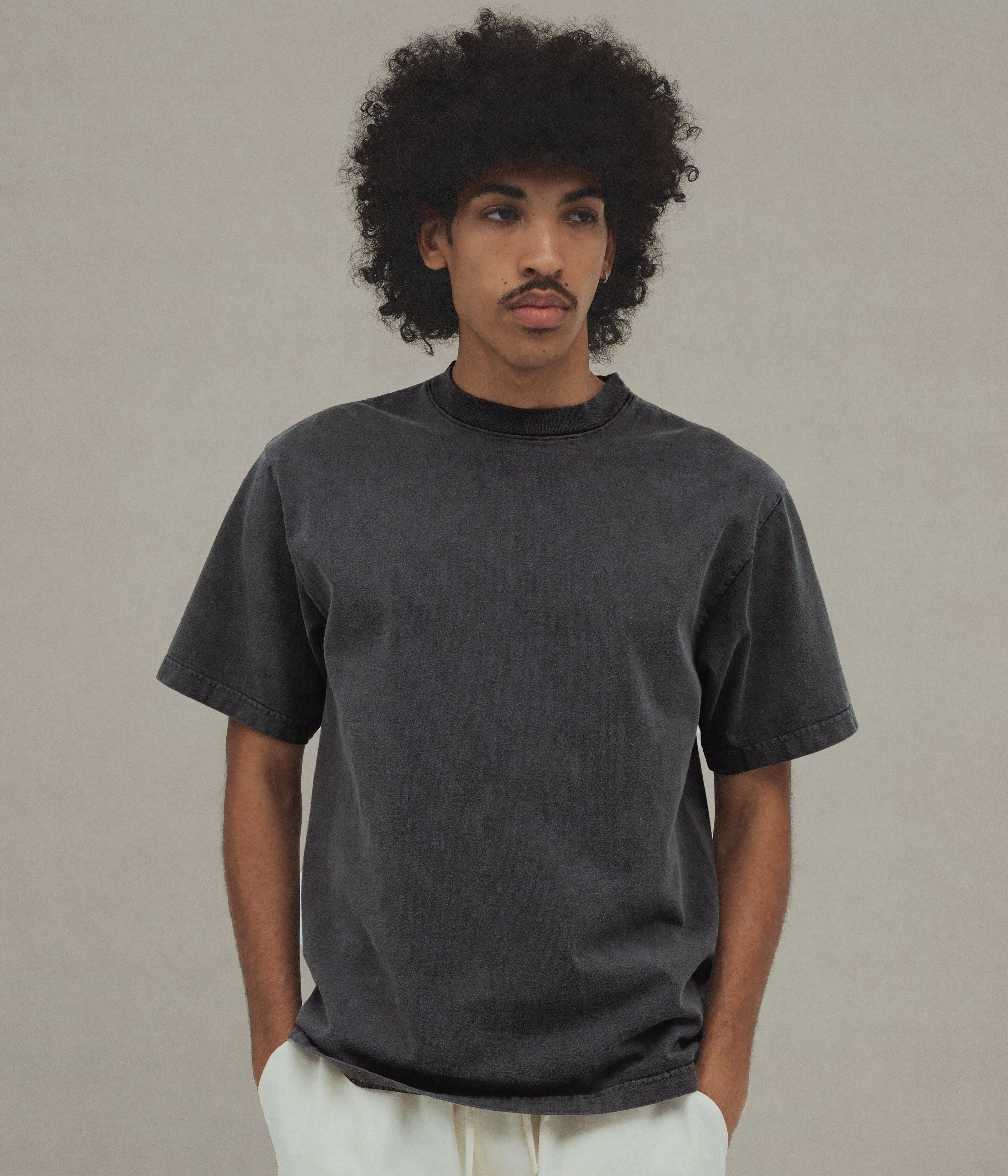 Kapan Heavyweight T-shirt, Grey sold by XENIA TELUNTS product image thumbnail 2