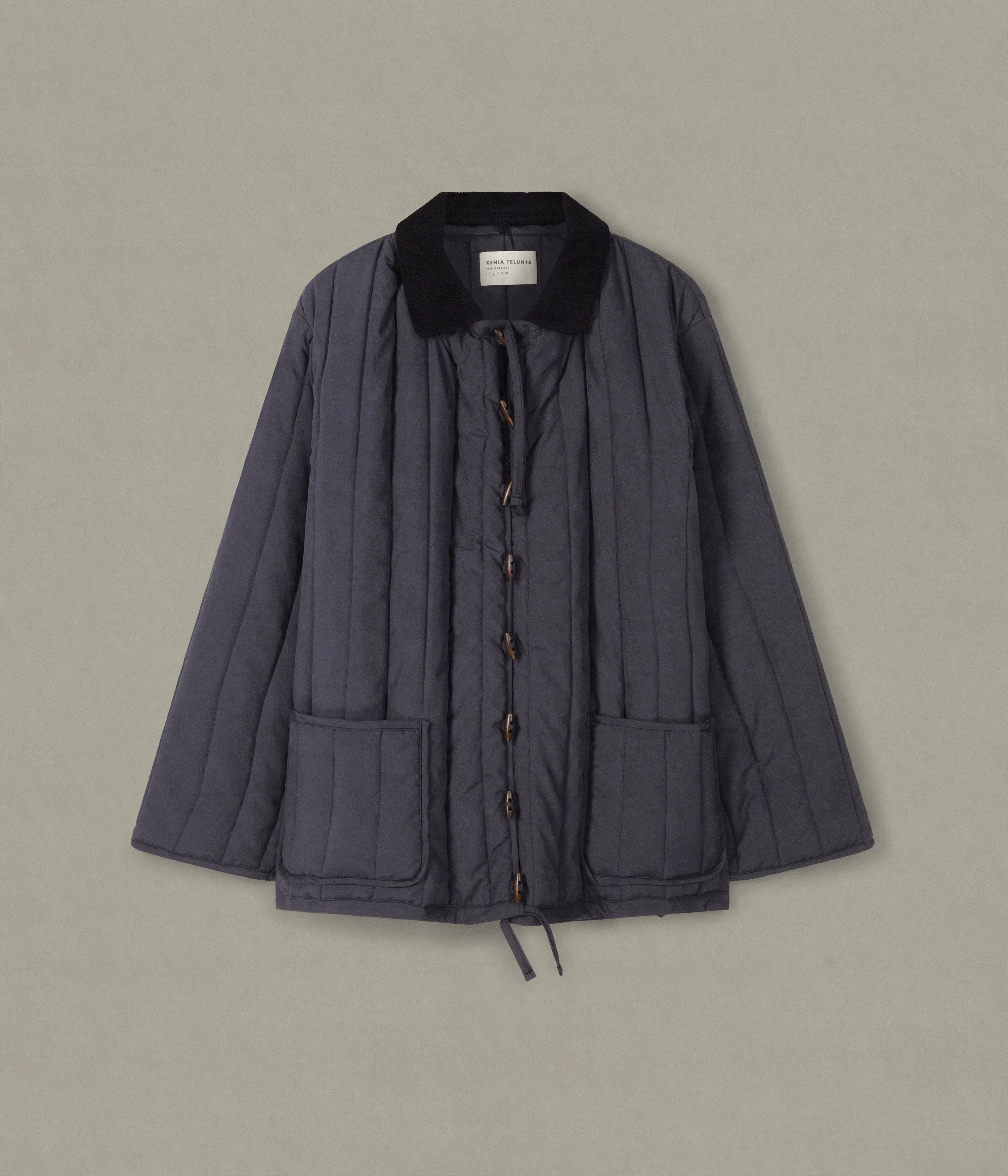 Quilt Jacket, Navy sold by XENIA TELUNTS