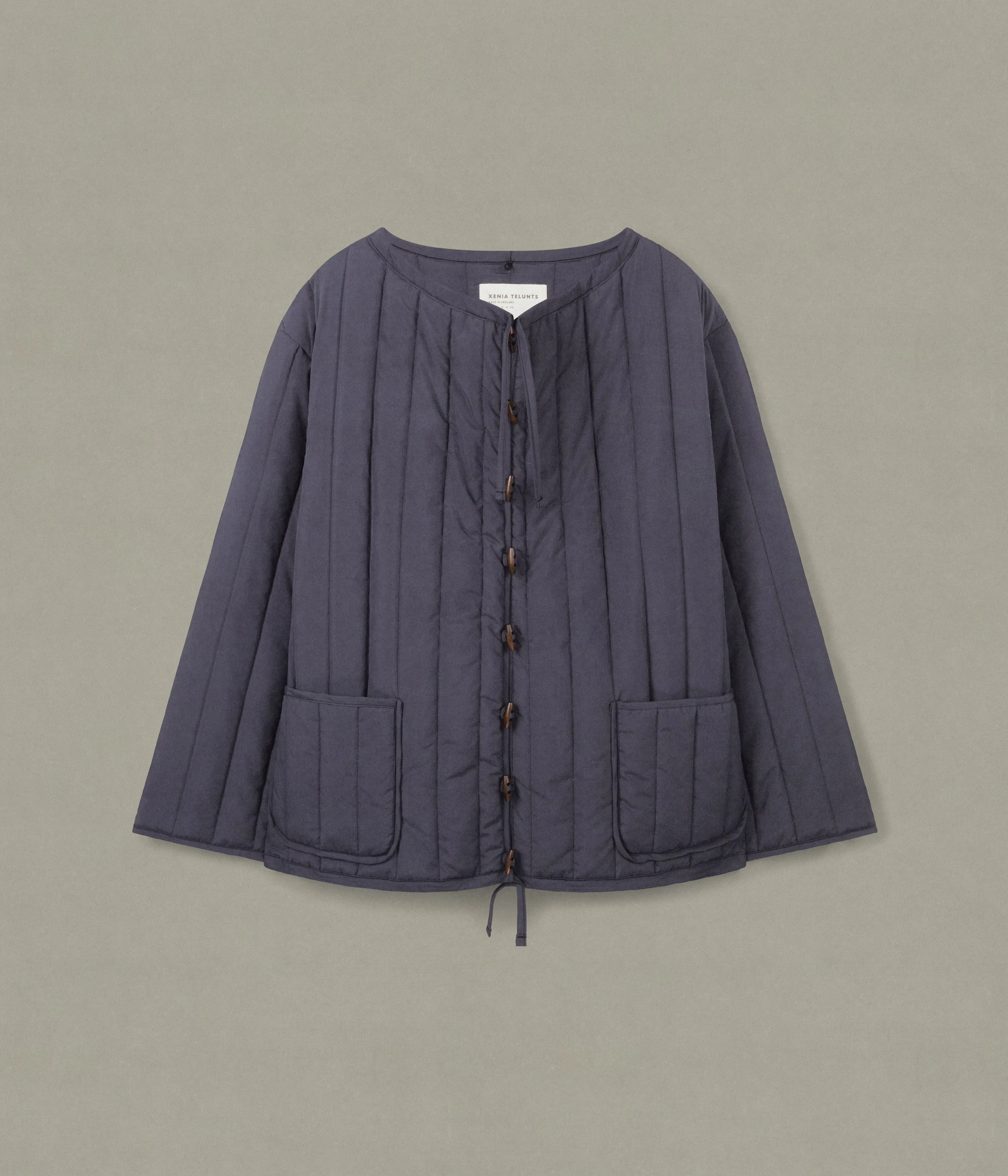 Quilt Jacket, Navy sold by XENIA TELUNTS product image thumbnail 4