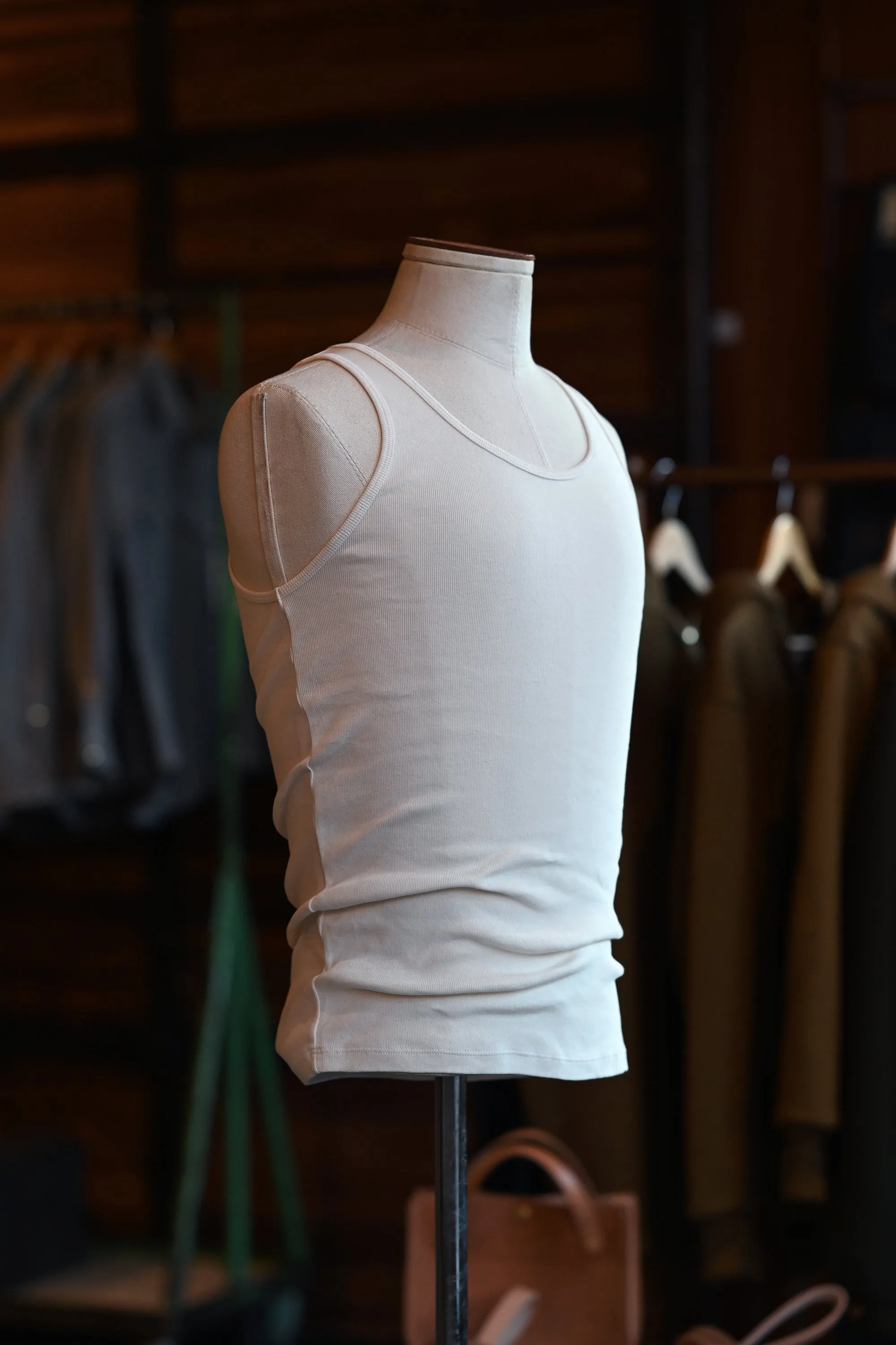 SJ White Tank Top sold by Ship John product image thumbnail 5