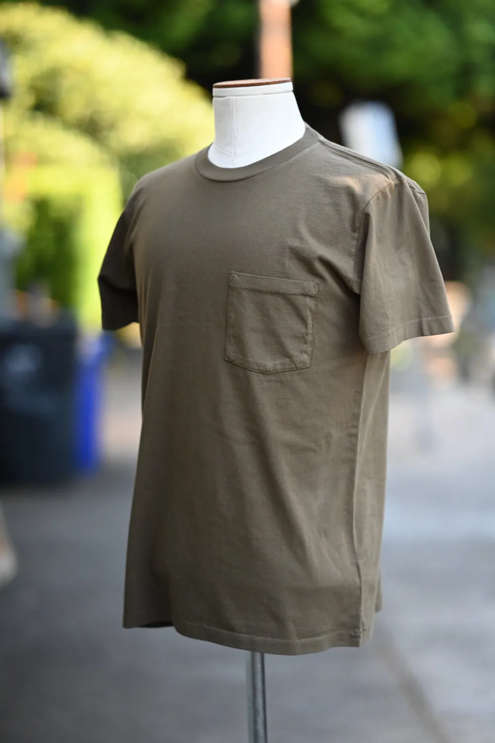 SJ Olive Green Pocket Tee V2 sold by Ship John product image thumbnail 2