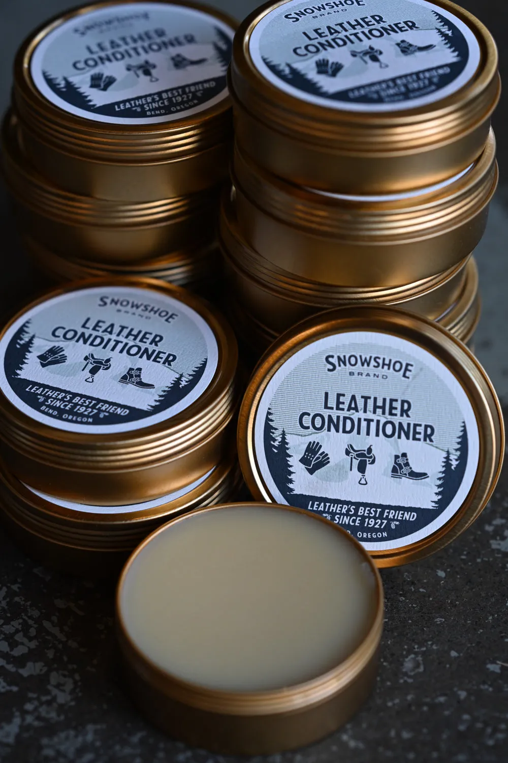 Showshoe Leather Conditioner - 4oz tin sold by Ship John product image thumbnail 4