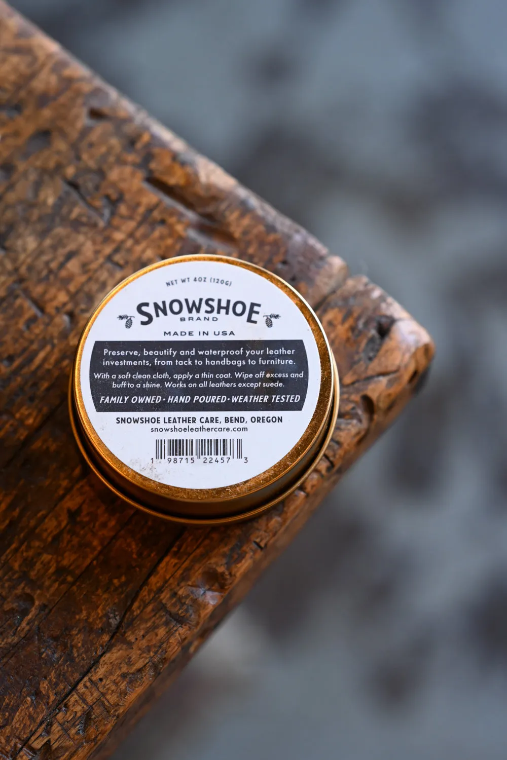 Showshoe Leather Conditioner - 4oz tin sold by Ship John product image thumbnail 3