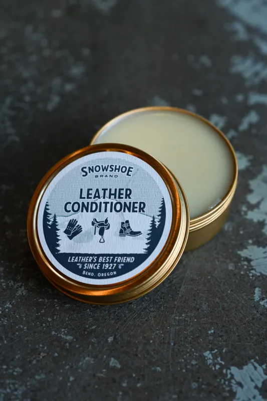 Showshoe Leather Conditioner - 4oz tin sold by Ship John