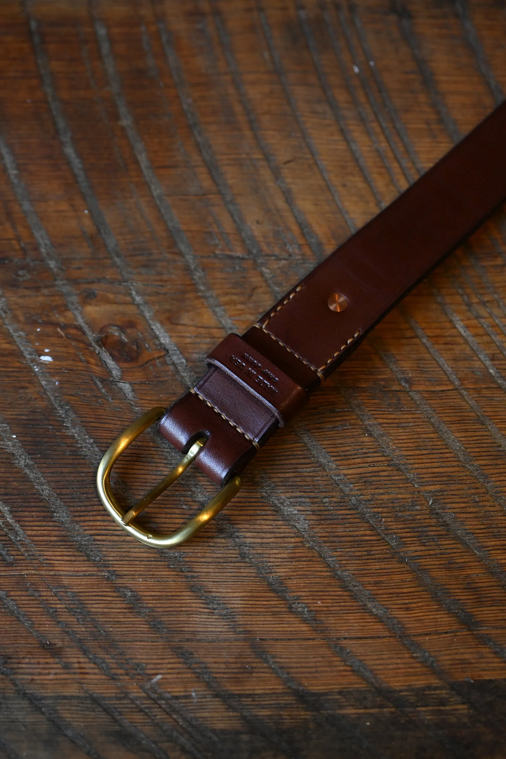 **SECONDS** Old No. 4 Belt - Hand Stitched sold by Ship John product image thumbnail 4