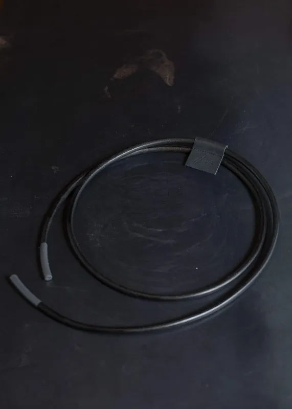 amachi. Dipped leather Belt AY16-26 Black × Gray sold by Amachi