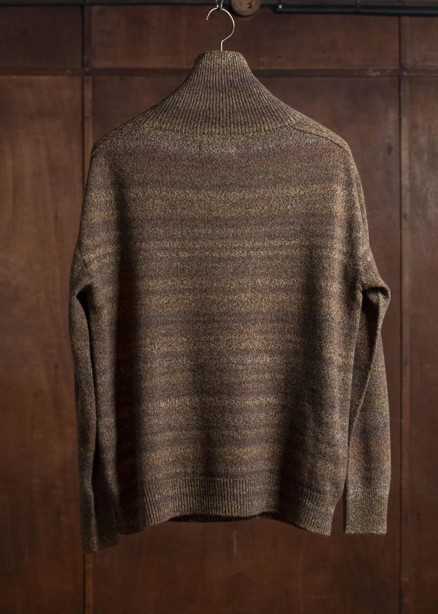 amachi. Gradation High Neck Knit AY17K-4077 Red Brown sold by Amachi product image thumbnail 2