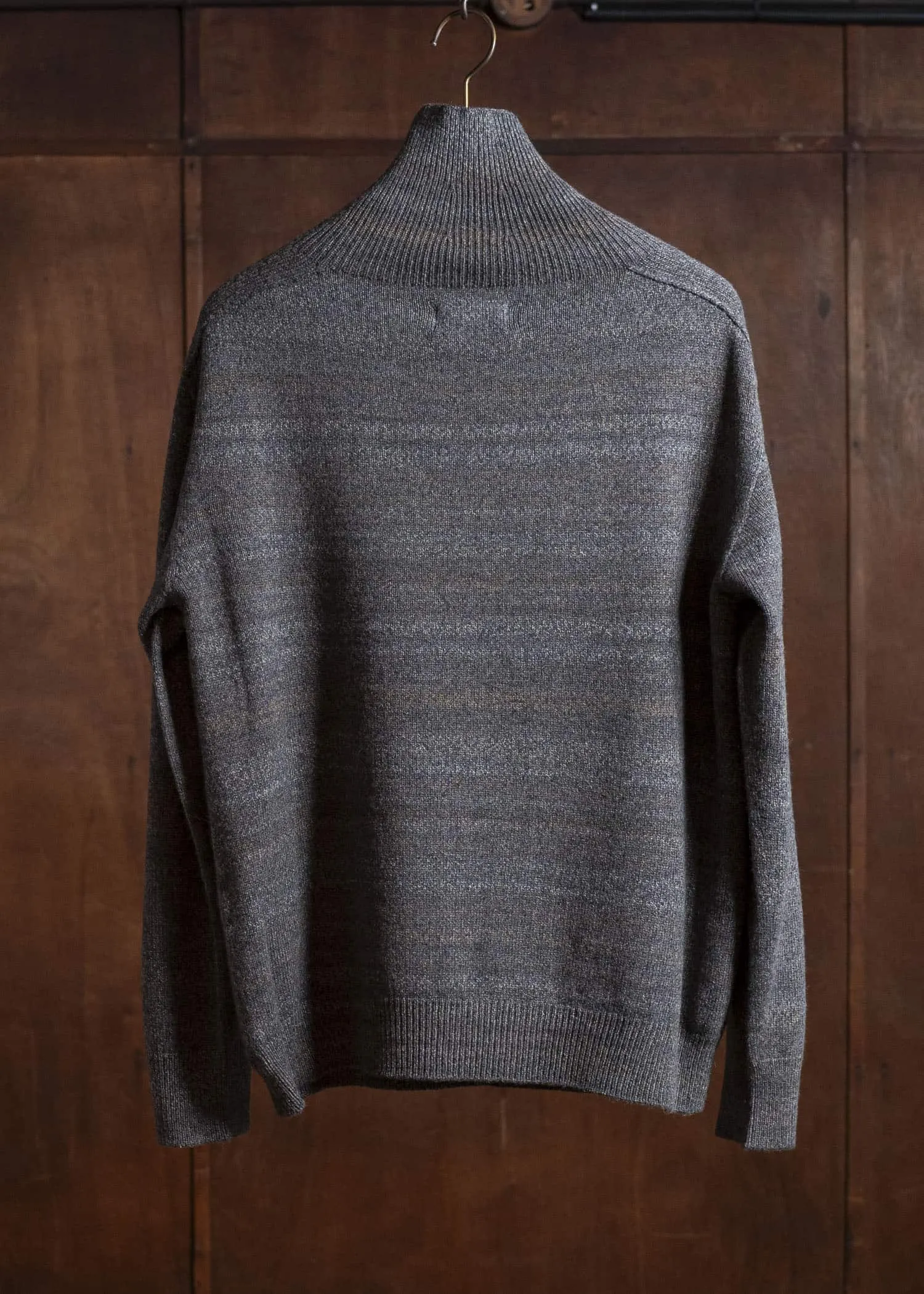 amachi. Gradation High Neck Knit AY17K-4077 Gray Beige sold by Amachi product image thumbnail 2
