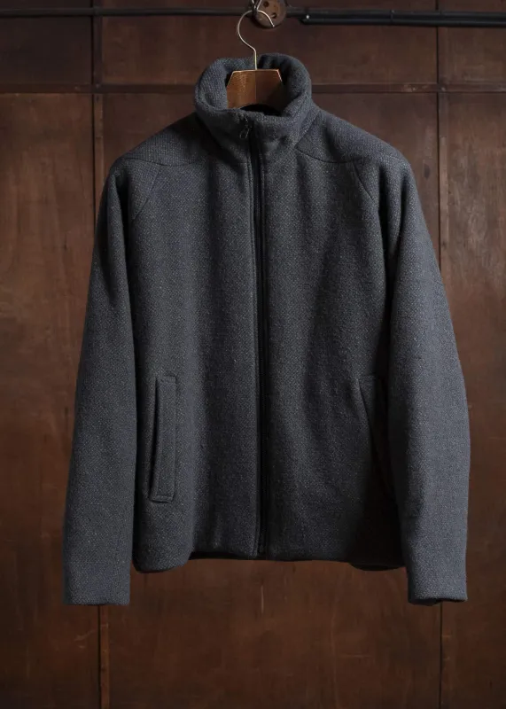amachi. Padded Forming Balmacaan Jacket AY17J-2093W Dark Moss Gra sold by Amachi