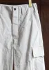 amachi. Double Knee Cargo Pants -Heavy Weight Off White AY00-6-5-Off White sold by Amachi