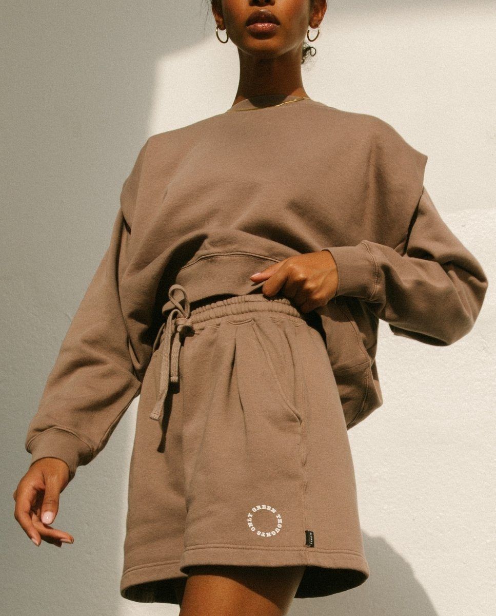 Doppio Sweatshirt Nutmeg Brown sold by Alohas product image thumbnail 5