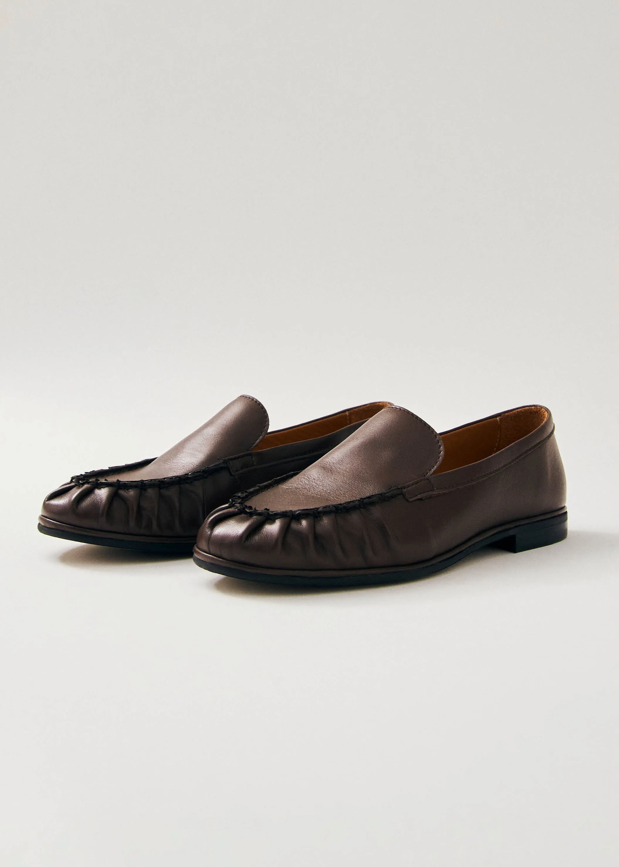 Marty Brown Leather Loafers sold by Alohas product image thumbnail 5
