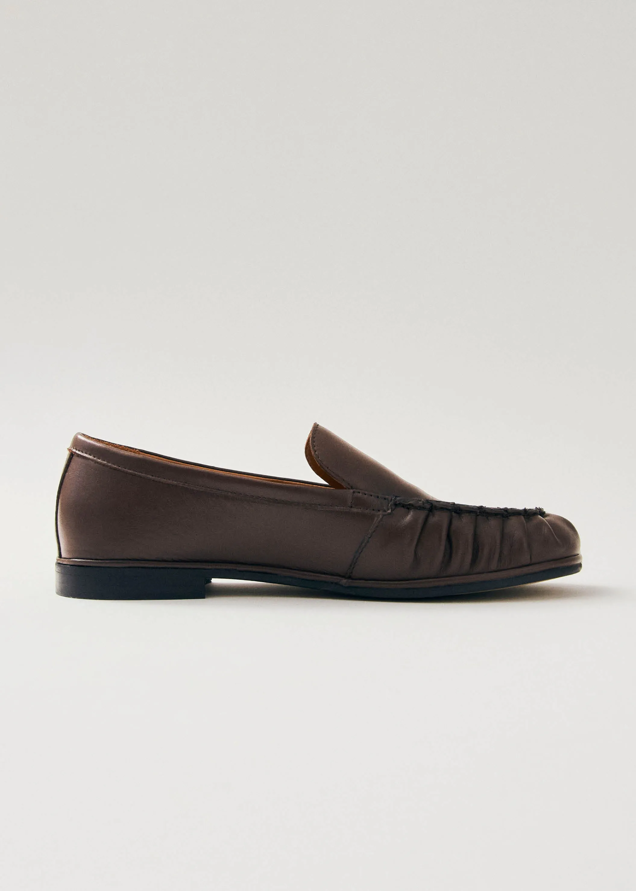 Marty Brown Leather Loafers sold by Alohas product image thumbnail 4