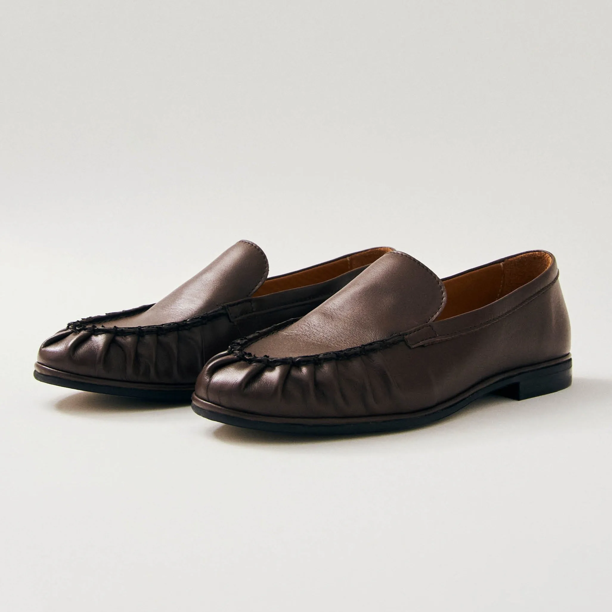 Marty Brown Leather Loafers sold by Alohas product image thumbnail 3