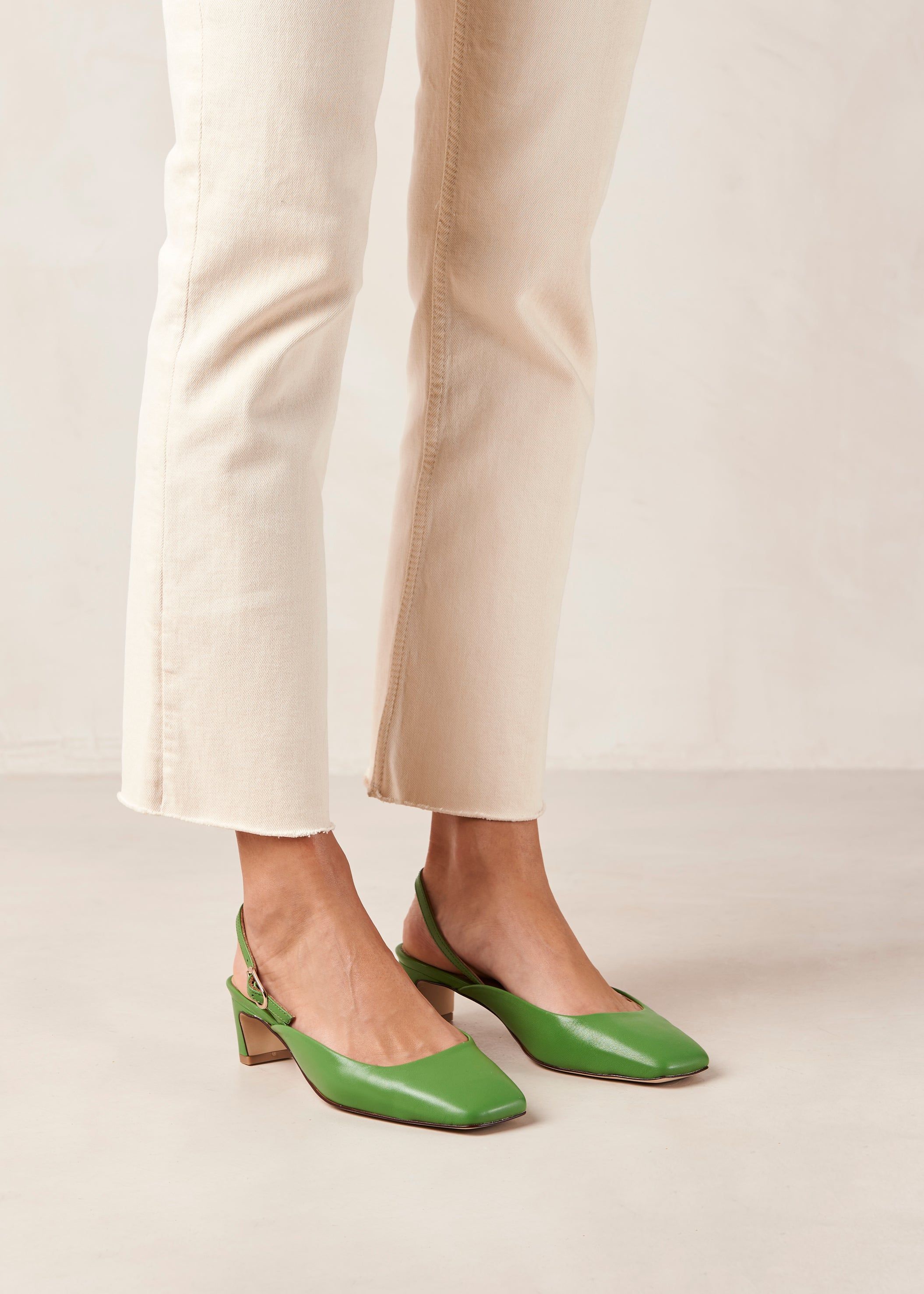 Lindy Evergreen Leather Pumps sold by Alohas product image thumbnail 5