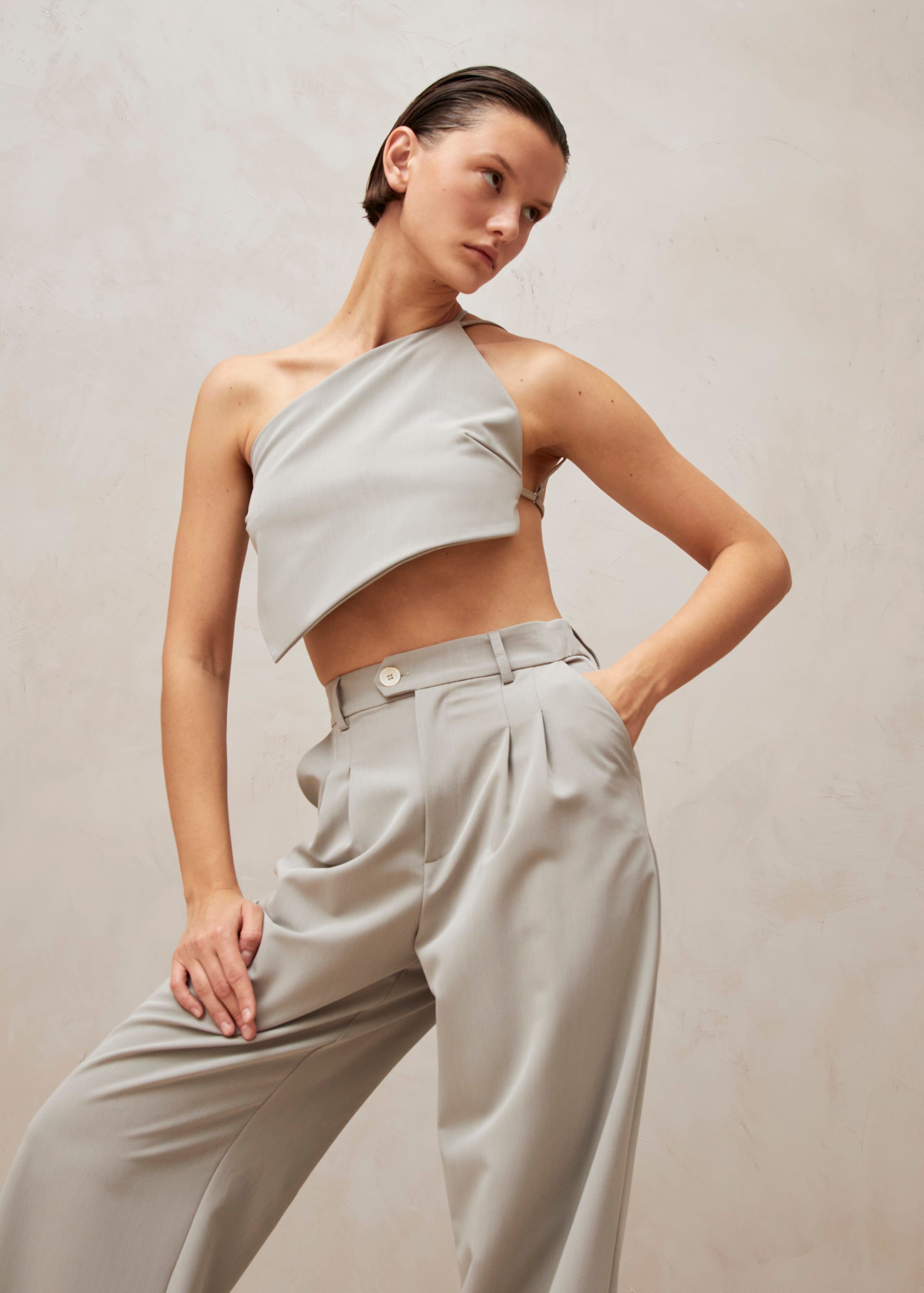 Irina Light Olive Pants sold by Alohas product image thumbnail 5